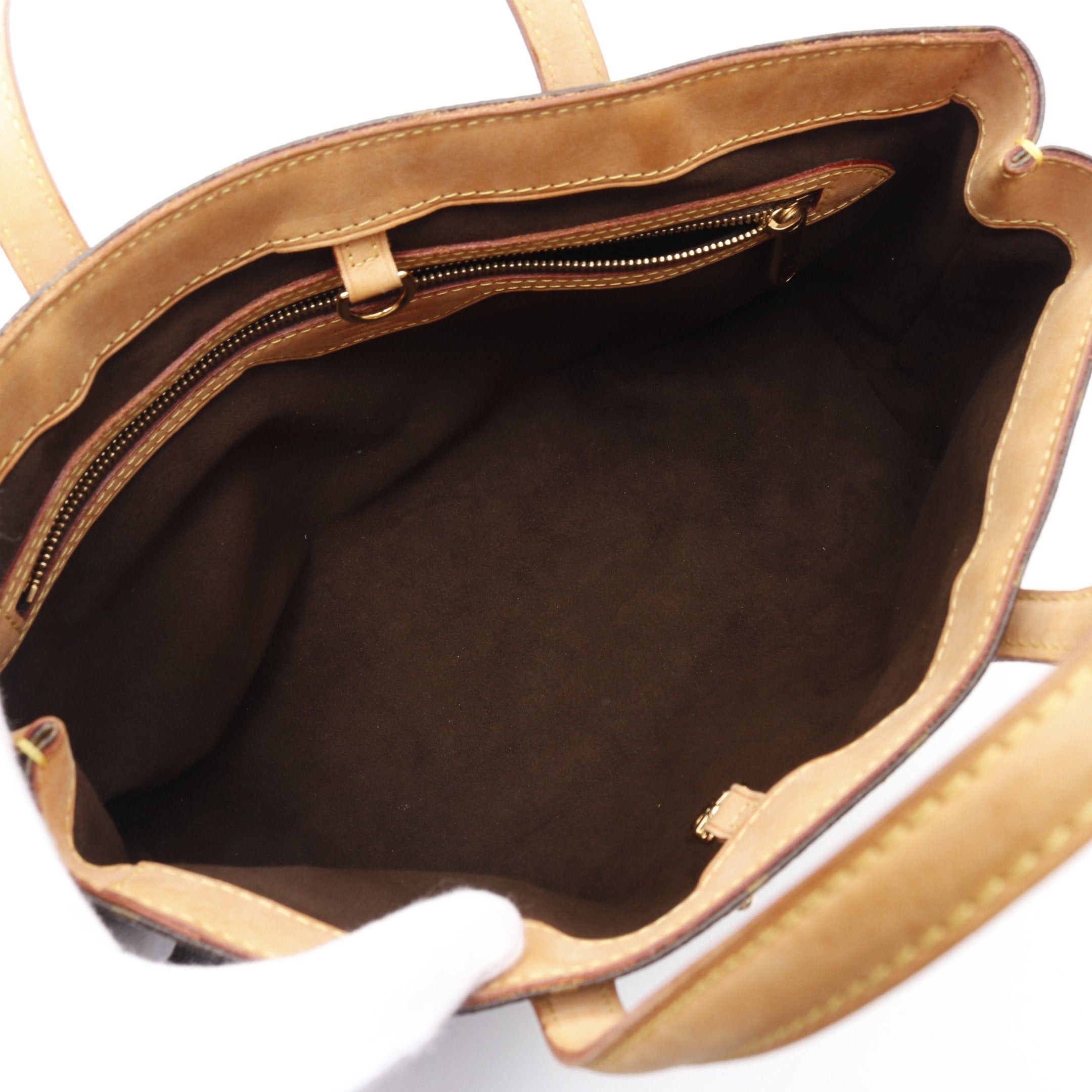 Louis Vuitton Louis Vuitton Wilshire Pm Monogram Handbag Leather Brown Size ONE SIZE - 3 Thumbnail