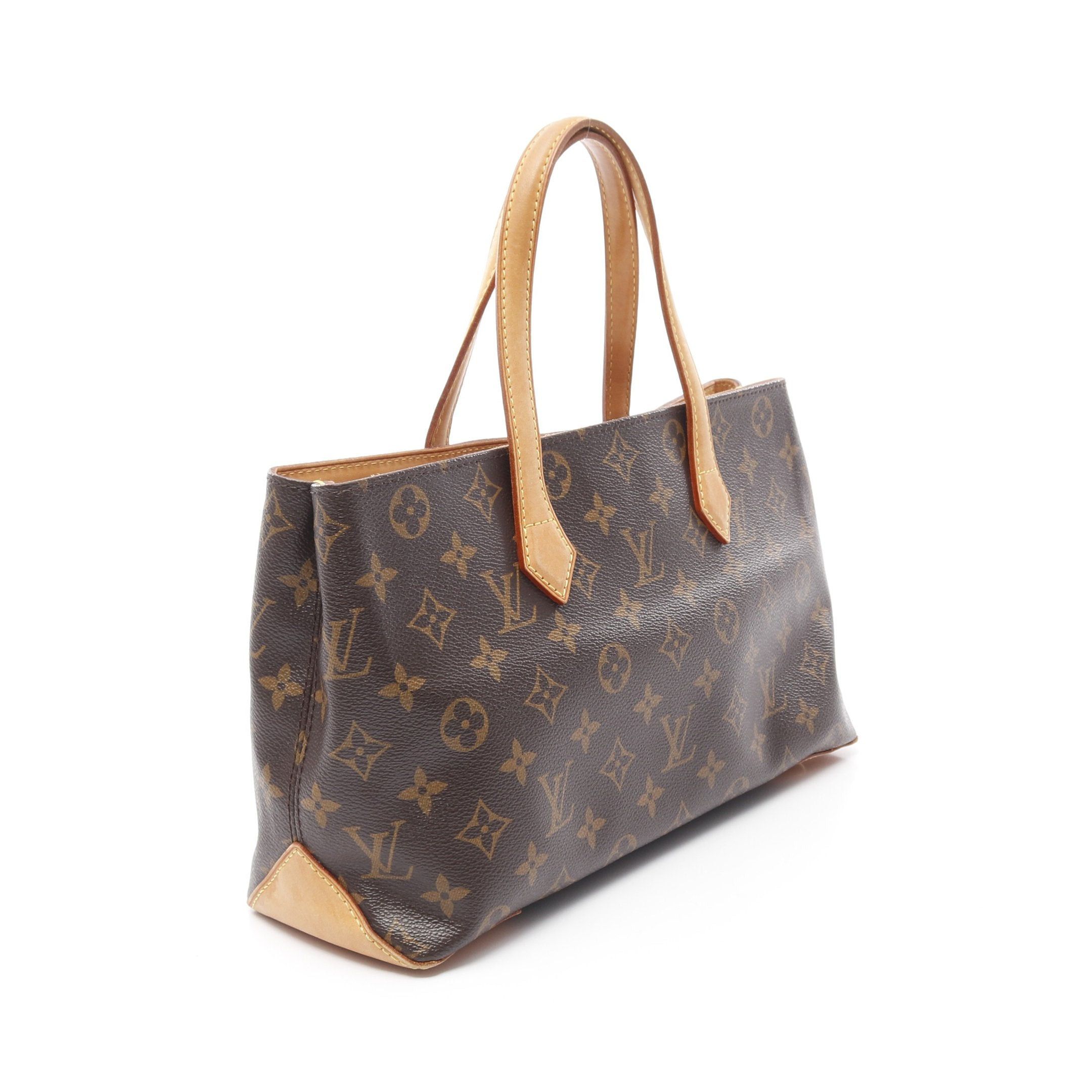 Louis Vuitton Louis Vuitton Wilshire Pm Monogram Handbag Leather Brown Size ONE SIZE - 2 Thumbnail