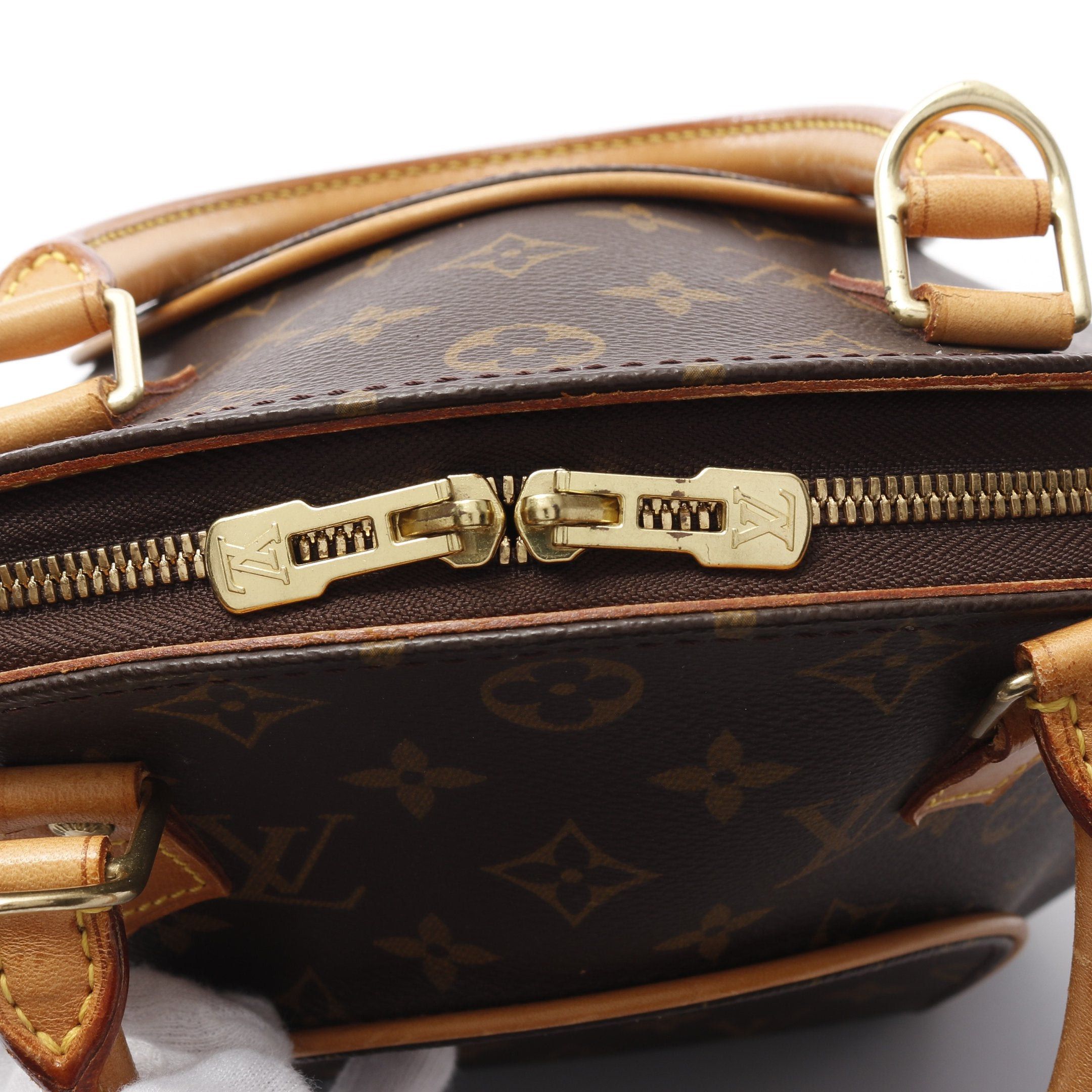 Louis Vuitton Louis Vuitton Ellipse Mm Monogram Handbag Leather Brown Size ONE SIZE - 9 Thumbnail