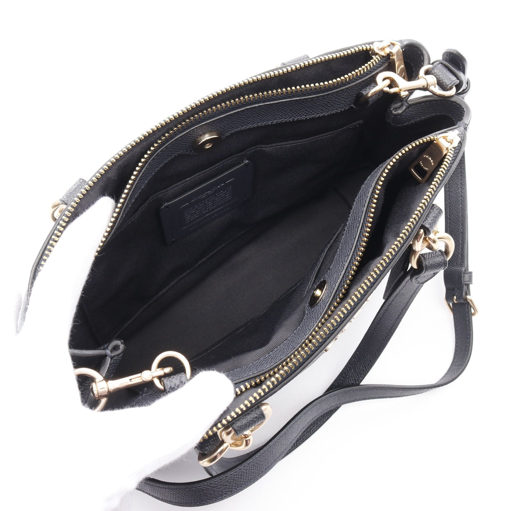 Coach Coach Mini Brook Carryall Handbag Leather Dark Navy Size ONE SIZE - 3 Thumbnail