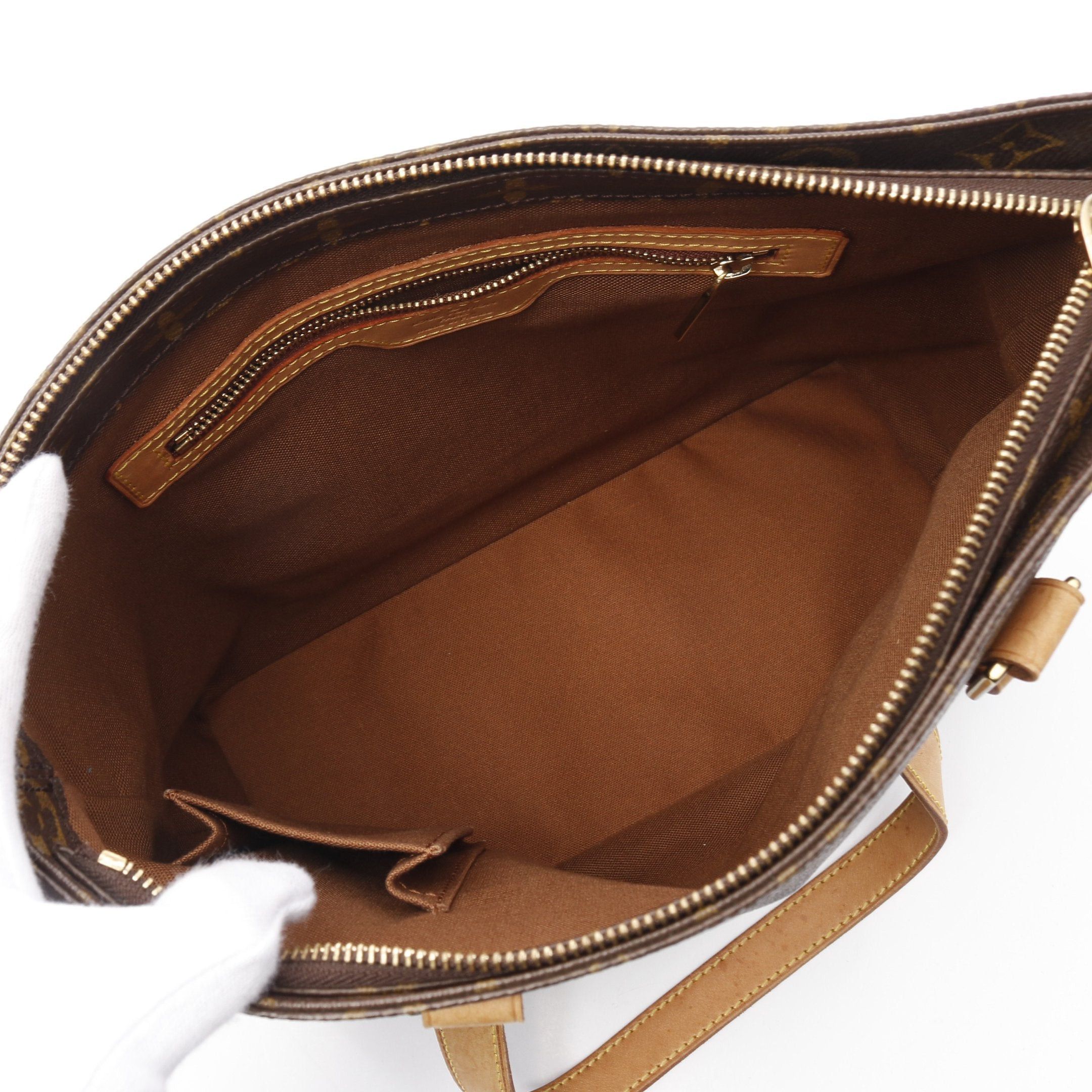 Louis Vuitton Louis Vuitton Cabas Piano Monogram Shoulder Bag Leather Brown Size ONE SIZE - 3 Thumbnail