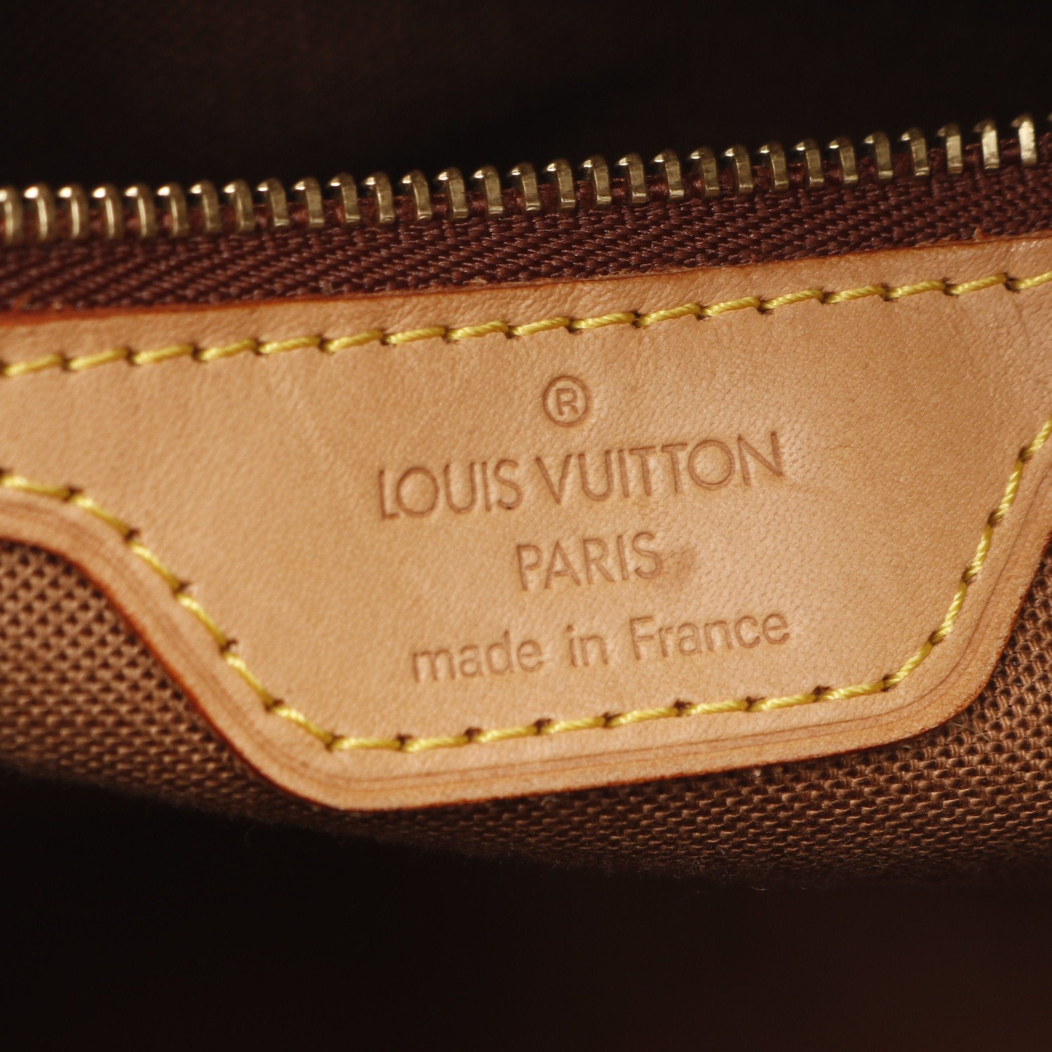 Louis Vuitton Louis Vuitton Cabas Piano Monogram Shoulder Bag Leather Brown Size ONE SIZE - 4 Thumbnail