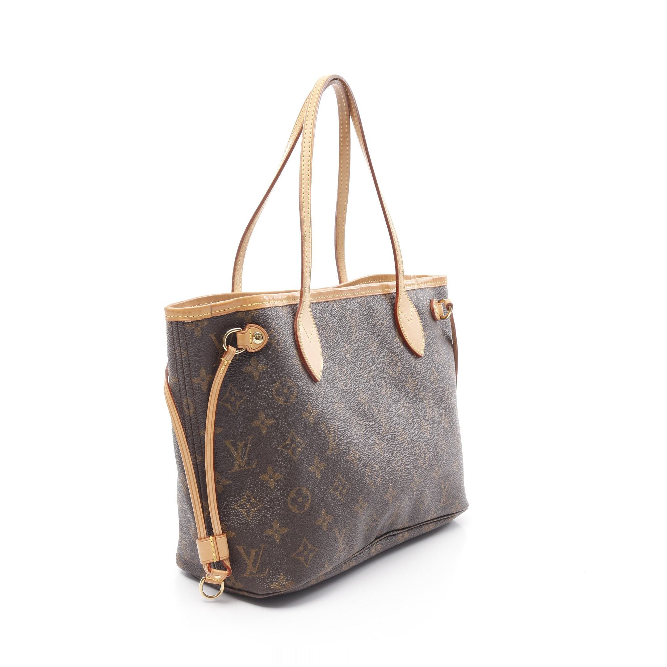 Louis Vuitton Louis Vuitton Neverfull Pm Monogram Handbag Tote Bag Leather Brown Size ONE SIZE - 2 Thumbnail