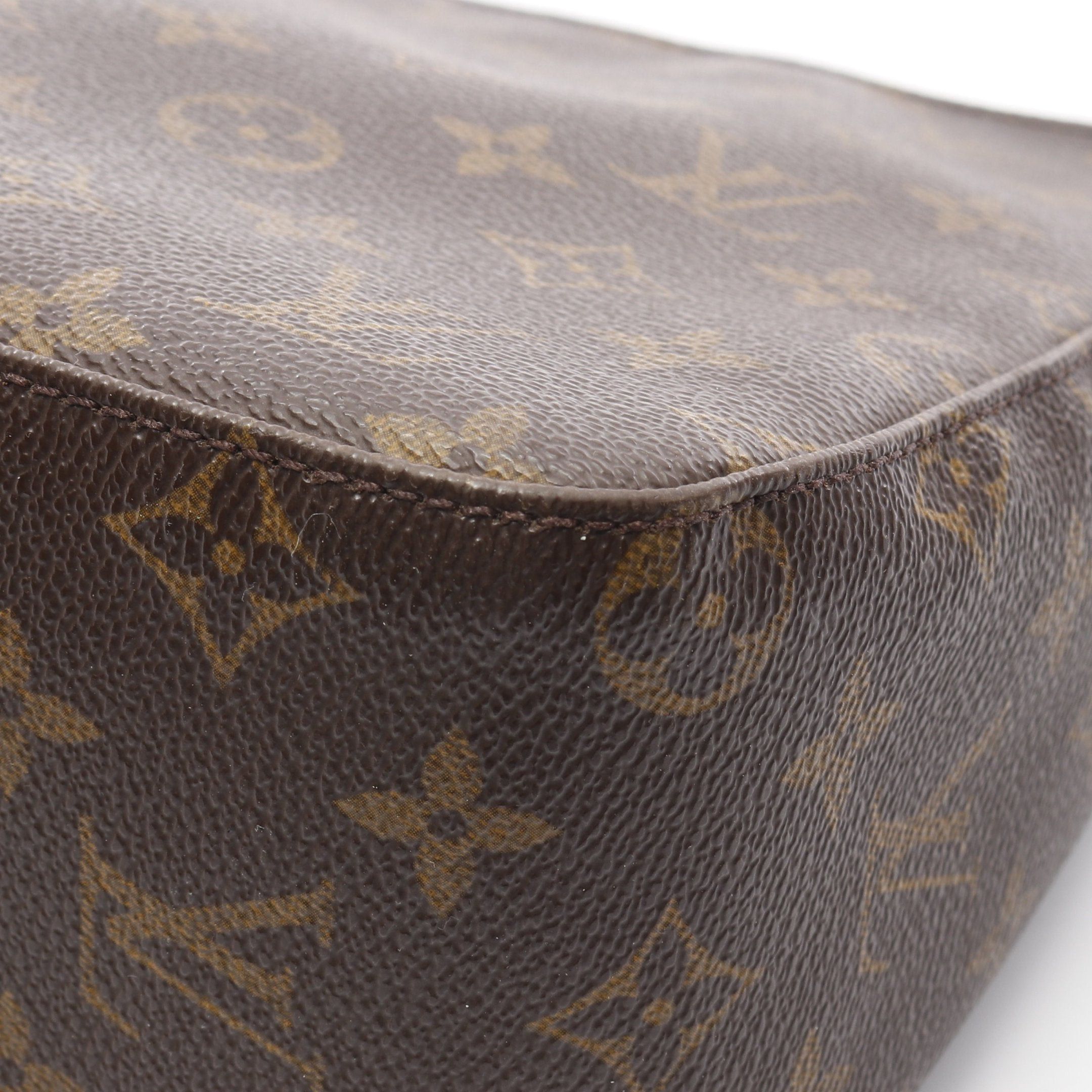 Louis Vuitton Louis Vuitton Looping Mm Monogram Shoulder Bag Leather Brown Size ONE SIZE - 10 Thumbnail