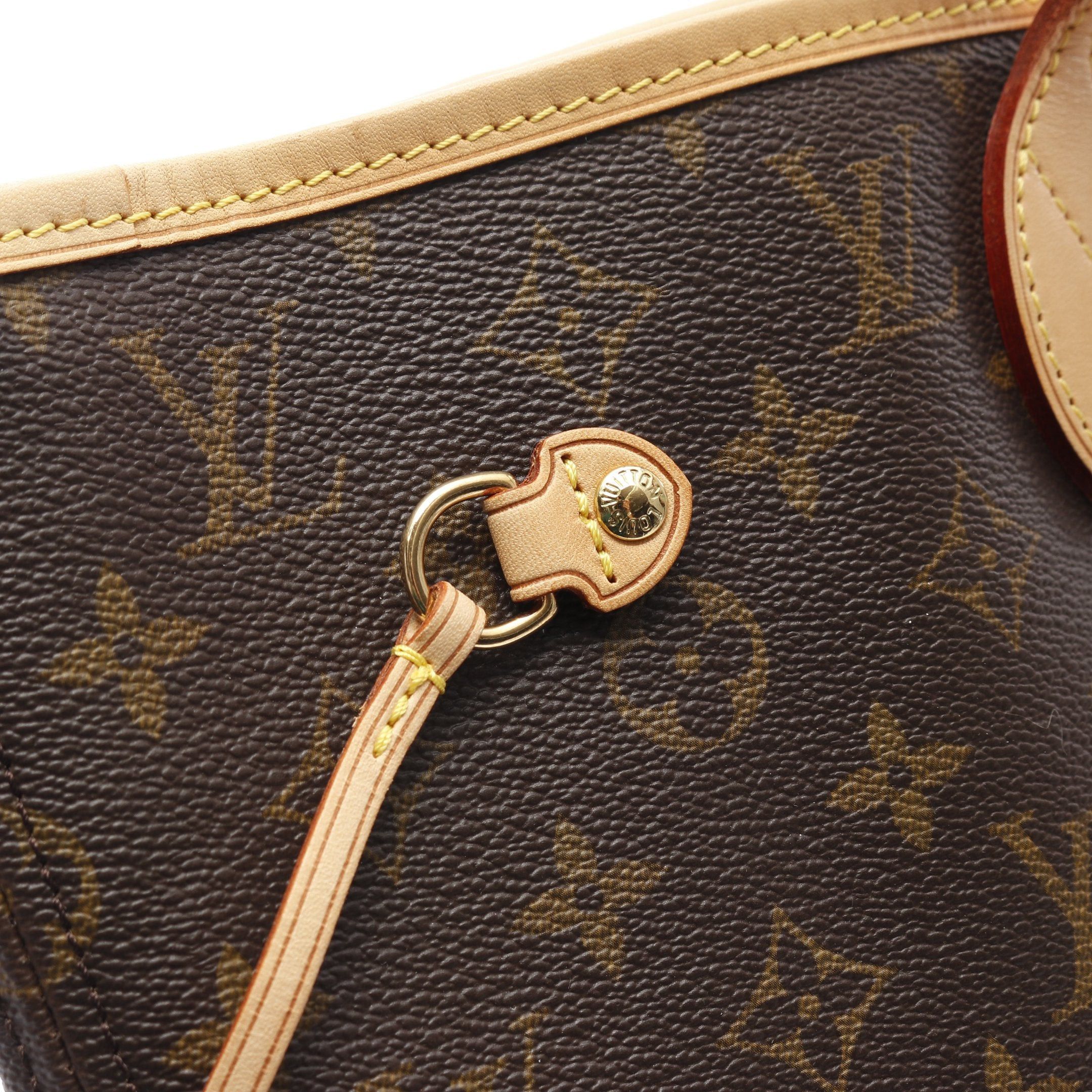 Louis Vuitton Louis Vuitton Neverfull Mm Monogram Shoulder Bag Tote Leather Brown Size ONE SIZE - 8 Thumbnail