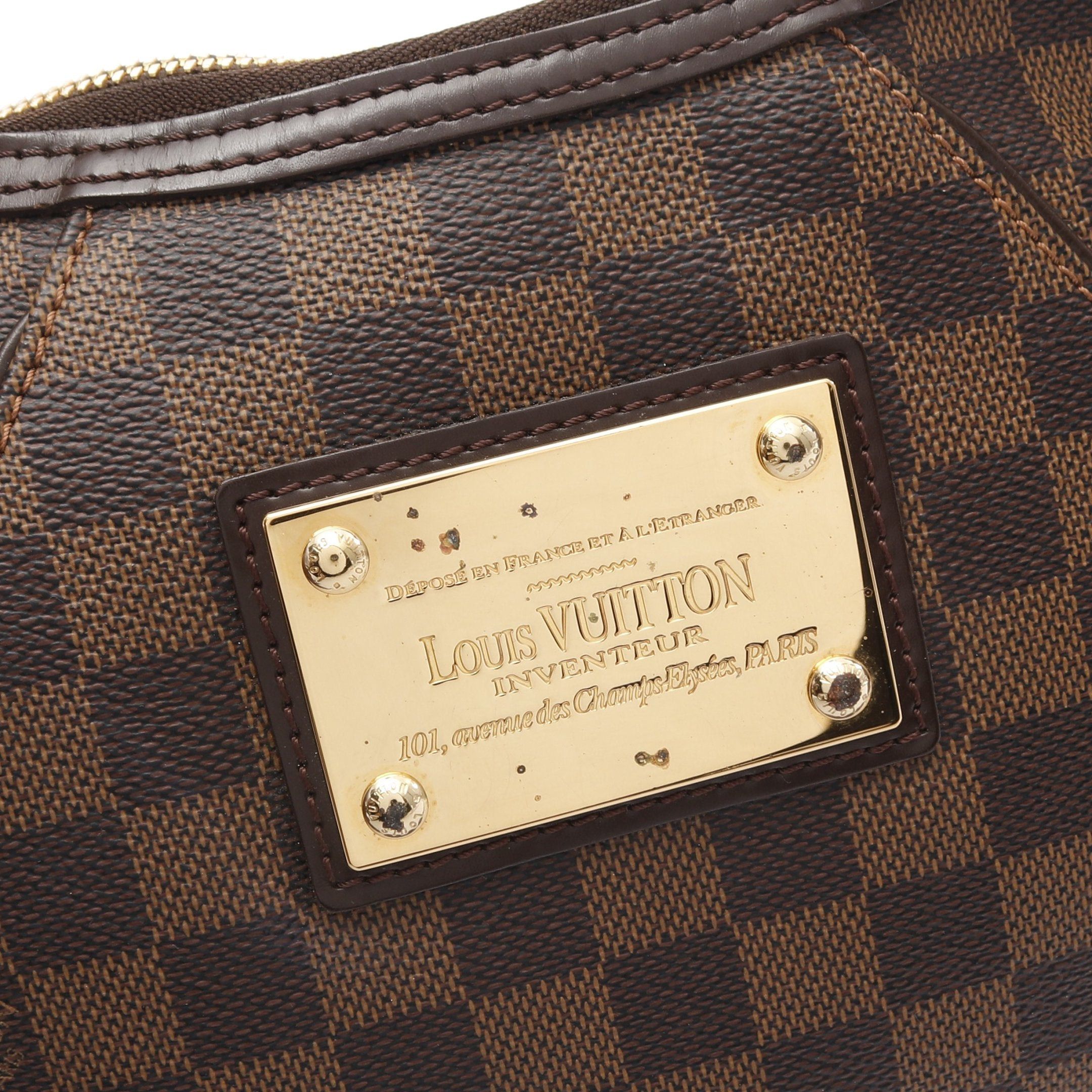 Louis Vuitton Louis Vuitton Thames Pm Damier Ebene One Shoulder Bag Leather Brown Size ONE SIZE - 7 Thumbnail