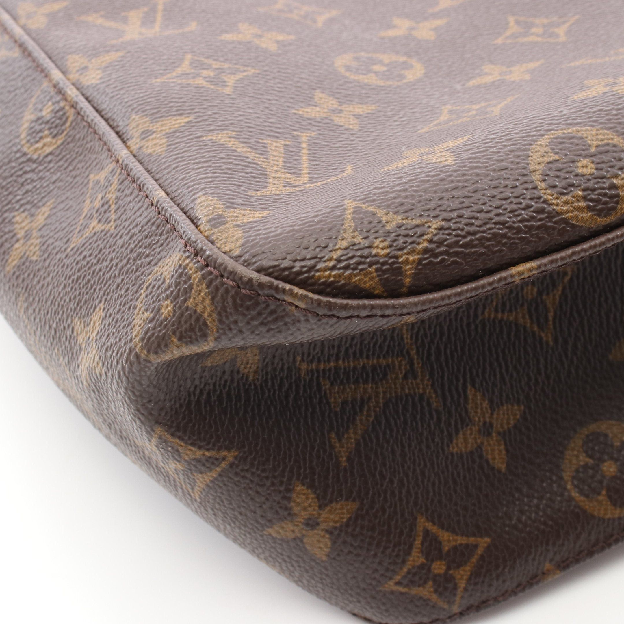 Louis Vuitton Louis Vuitton Looping Gm Monogram Shoulder Bag Leather Brown Size ONE SIZE - 7 Thumbnail