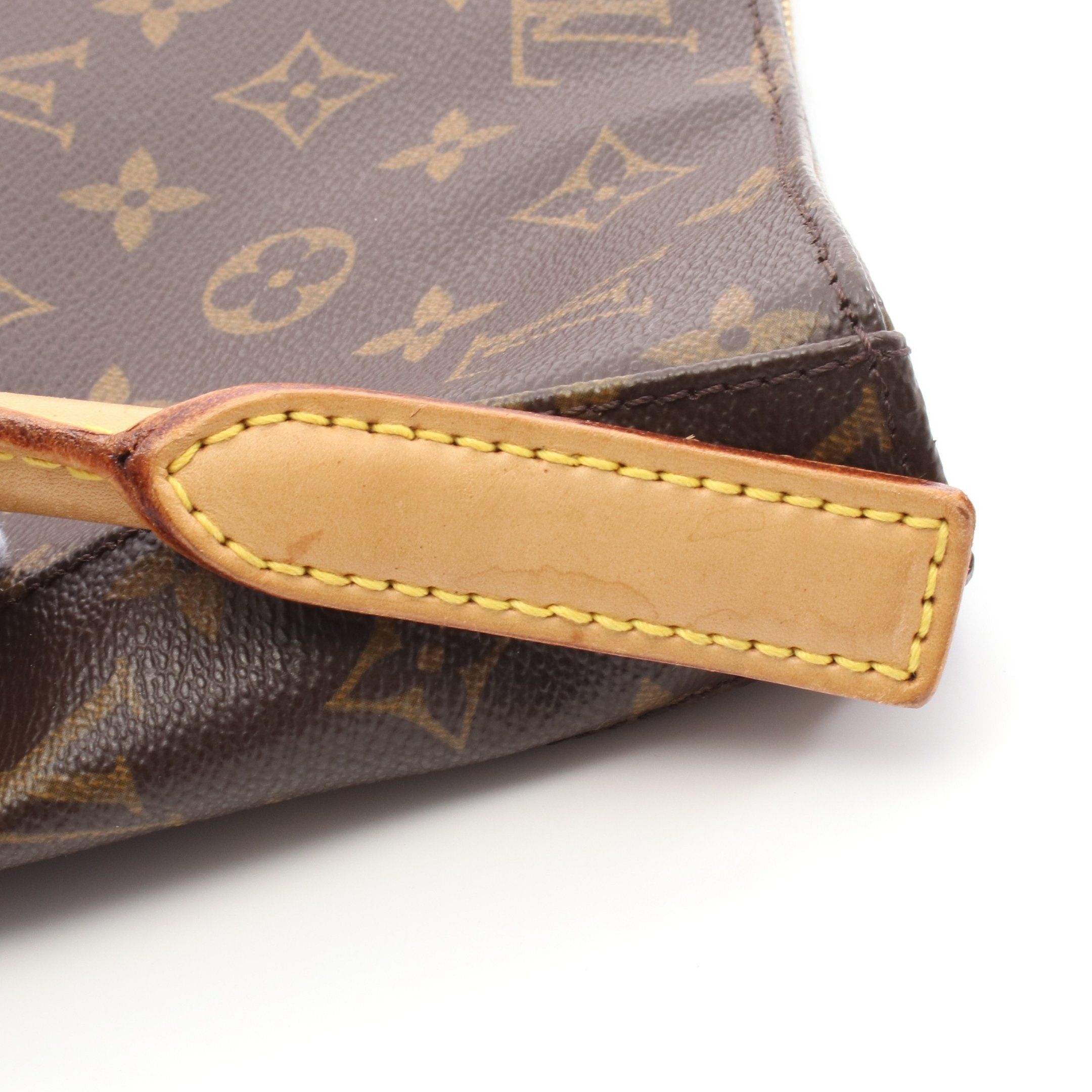 Louis Vuitton Louis Vuitton Looping Gm Monogram Shoulder Bag Leather Brown Size ONE SIZE - 8 Thumbnail