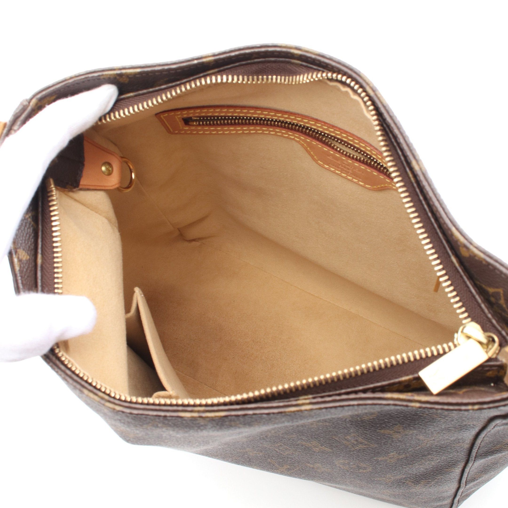 Louis Vuitton Louis Vuitton Looping Gm Monogram Shoulder Bag Leather Brown Size ONE SIZE - 3 Thumbnail
