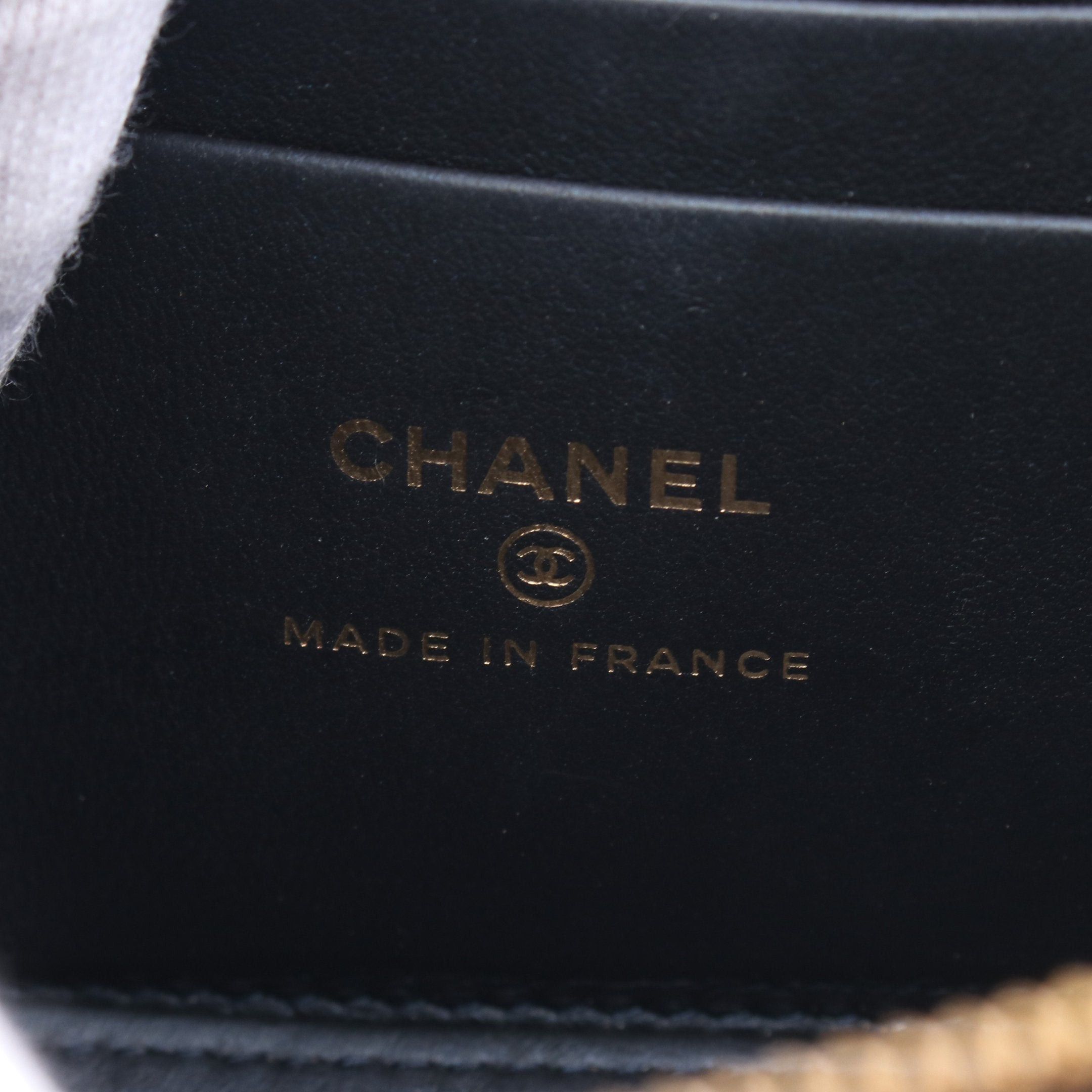 Chanel Chanel Matelasse Vanity Bag Chain Shoulder Leather Navy Gold Hardware Size ONE SIZE - 4 Thumbnail