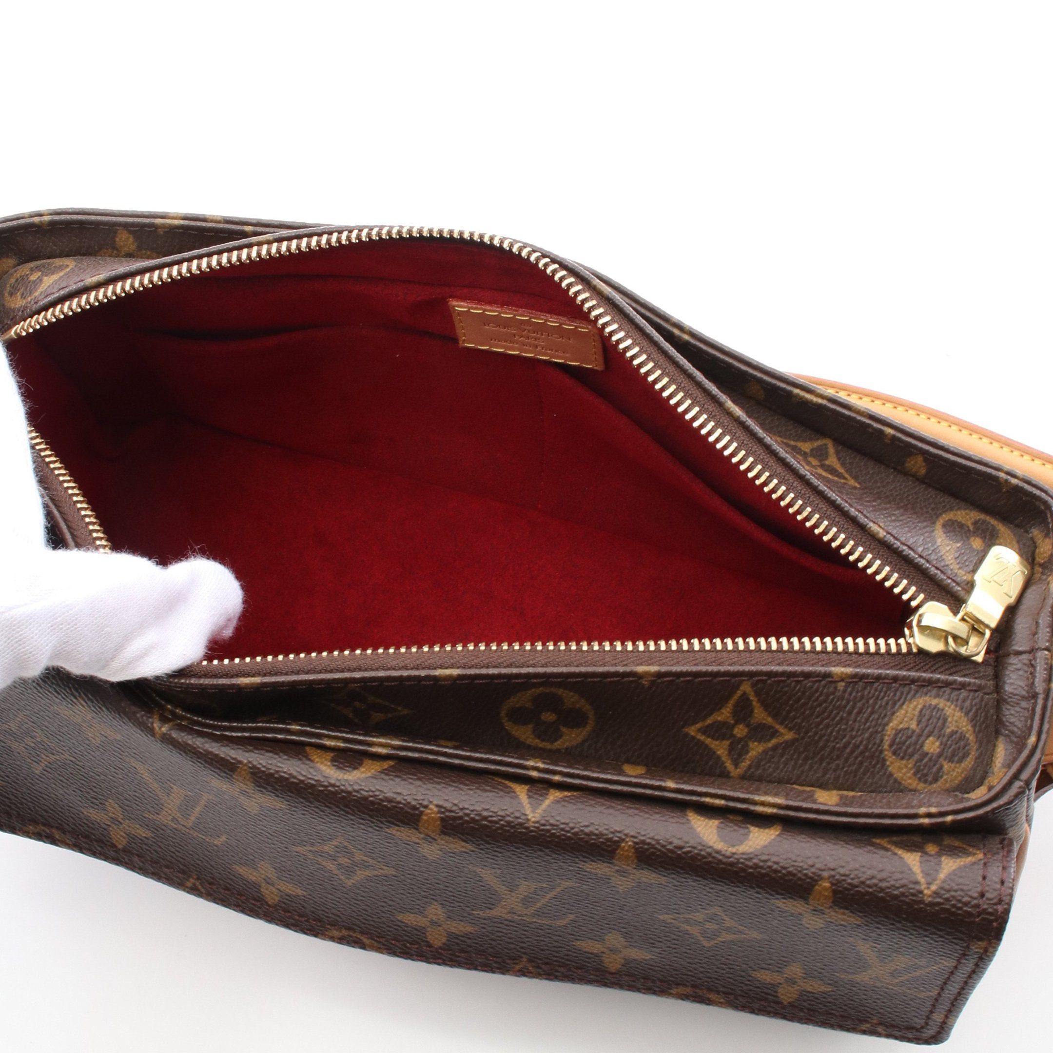 Louis Vuitton Louis Vuitton Vivacite Mm Monogram Shoulder Bag Leather Brown Size ONE SIZE - 3 Thumbnail