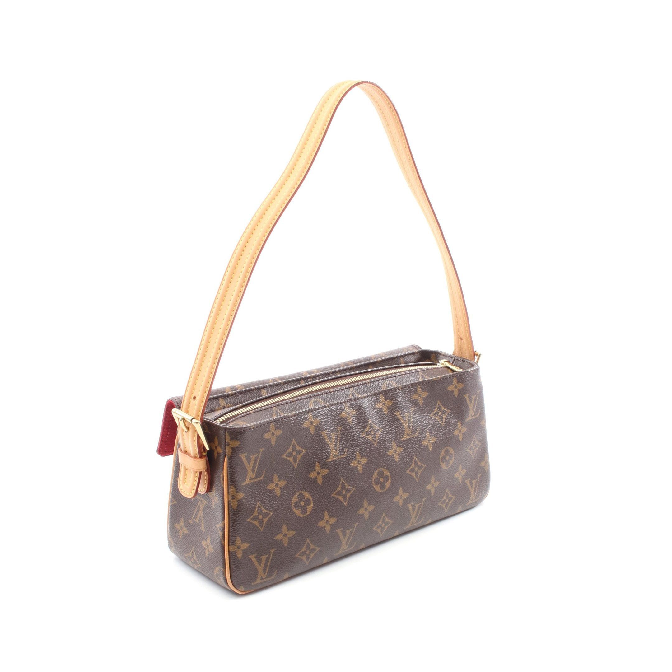 Louis Vuitton Louis Vuitton Vivacite Mm Monogram Shoulder Bag Leather Brown Size ONE SIZE - 2 Thumbnail