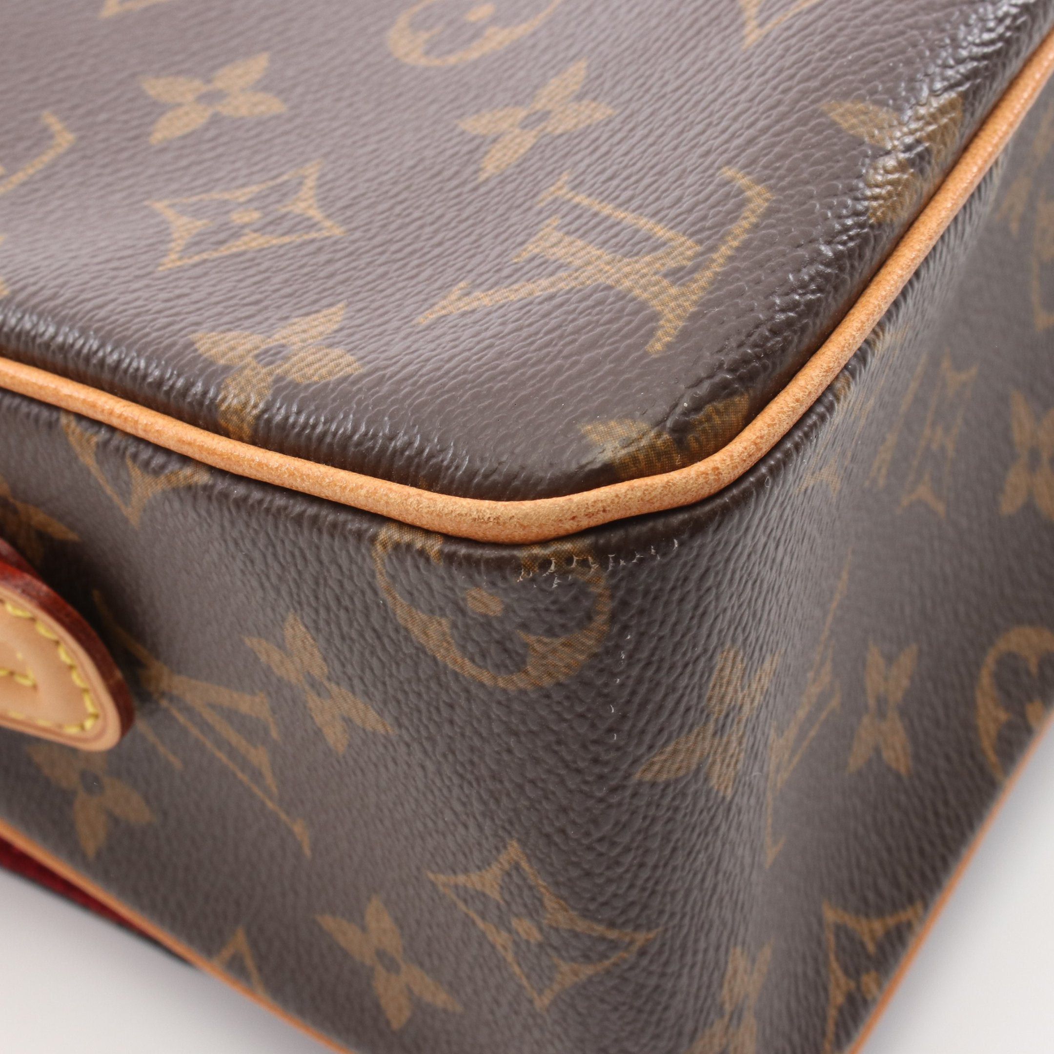 Louis Vuitton Louis Vuitton Vivacite Mm Monogram Shoulder Bag Leather Brown Size ONE SIZE - 8 Thumbnail