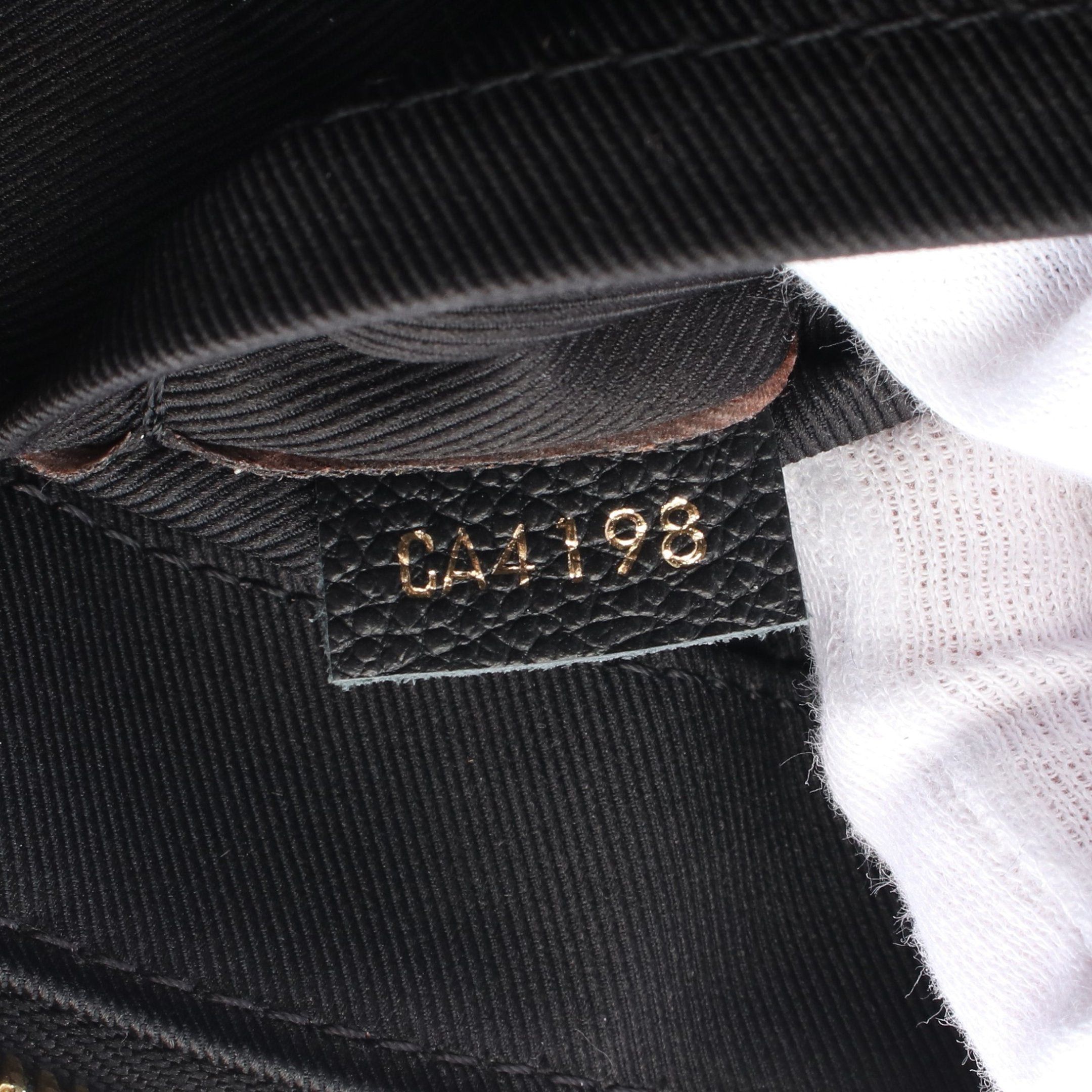 Louis Vuitton Louis Vuitton Saintonge Monogram Empreinte Noir Shoulder Bag Leather Black Size ONE SIZE - 5 Thumbnail