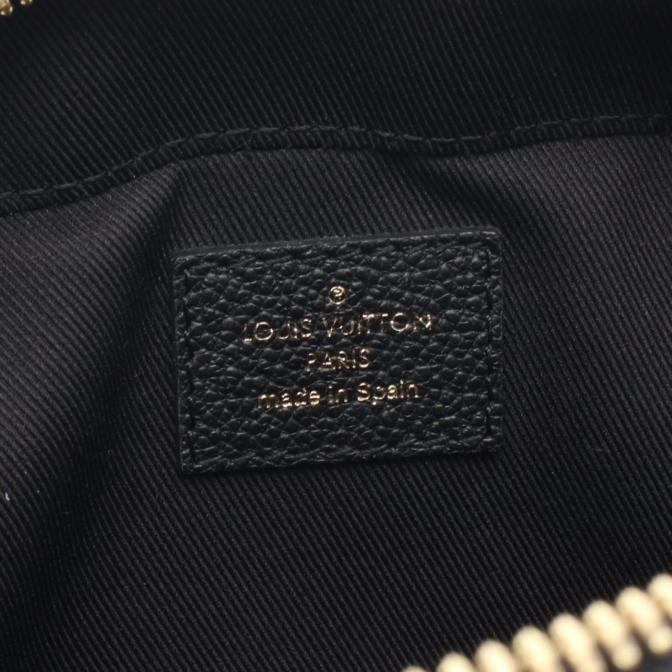 Louis Vuitton Louis Vuitton Saintonge Monogram Empreinte Noir Shoulder Bag Leather Black Size ONE SIZE - 4 Thumbnail