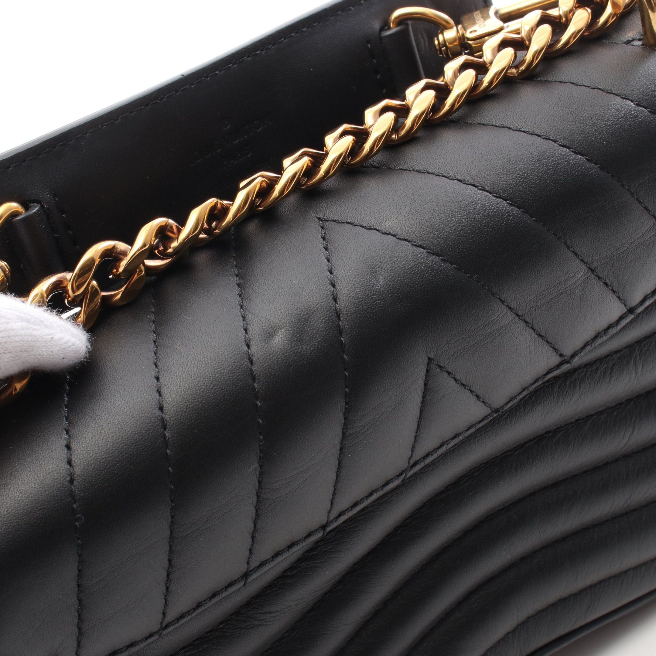 Louis Vuitton Louis Vuitton New Wave Chain Bag Pm Shoulder Leather Black Size ONE SIZE - 7 Thumbnail