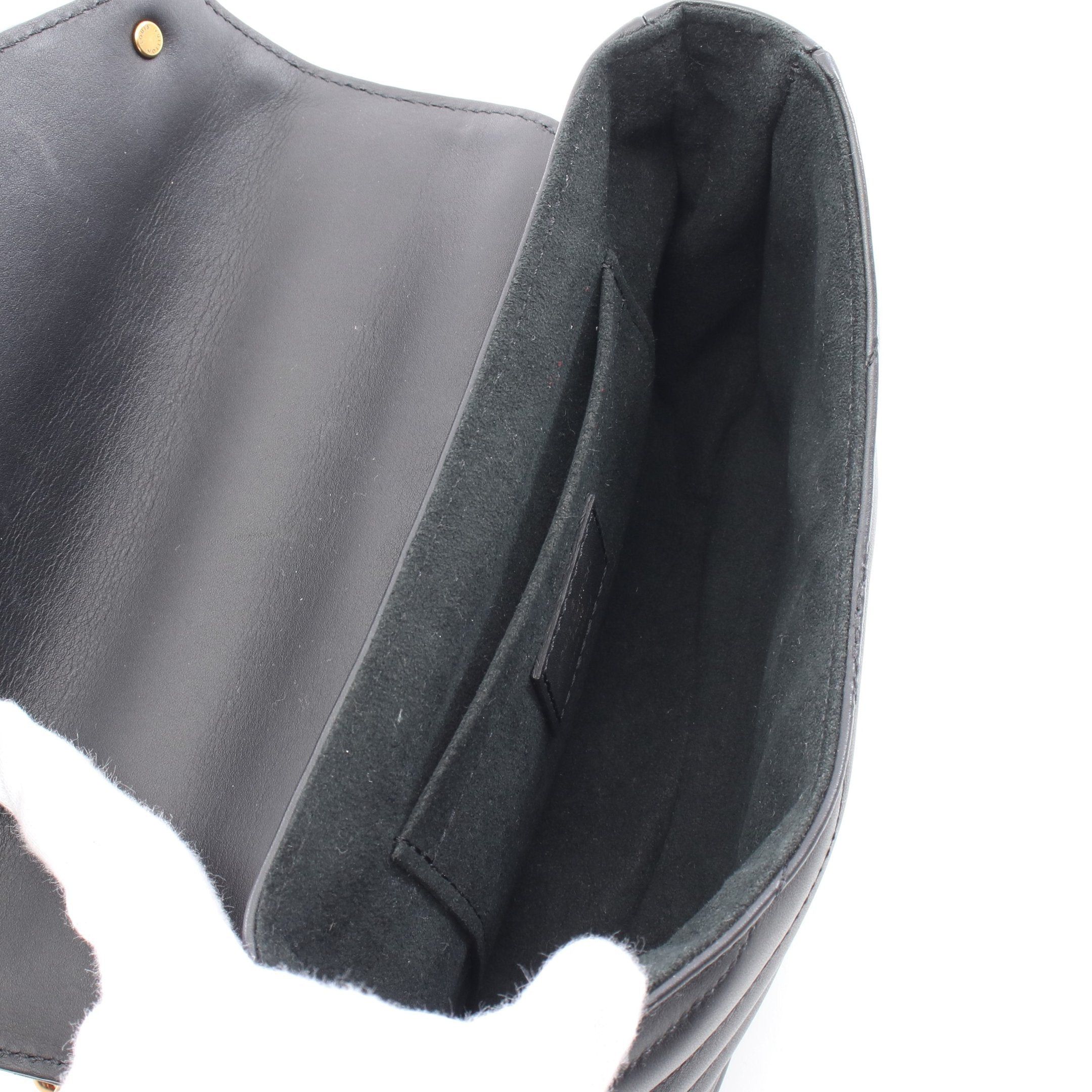Louis Vuitton Louis Vuitton New Wave Chain Bag Pm Shoulder Leather Black Size ONE SIZE - 3 Thumbnail