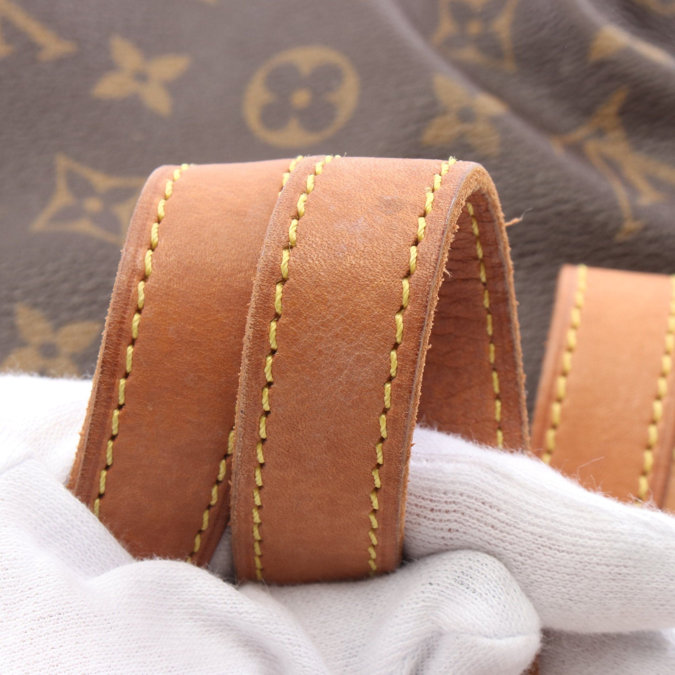 Louis Vuitton Louis Vuitton Cabas Piano Monogram Shoulder Bag Leather Brown Size ONE SIZE - 11 Thumbnail