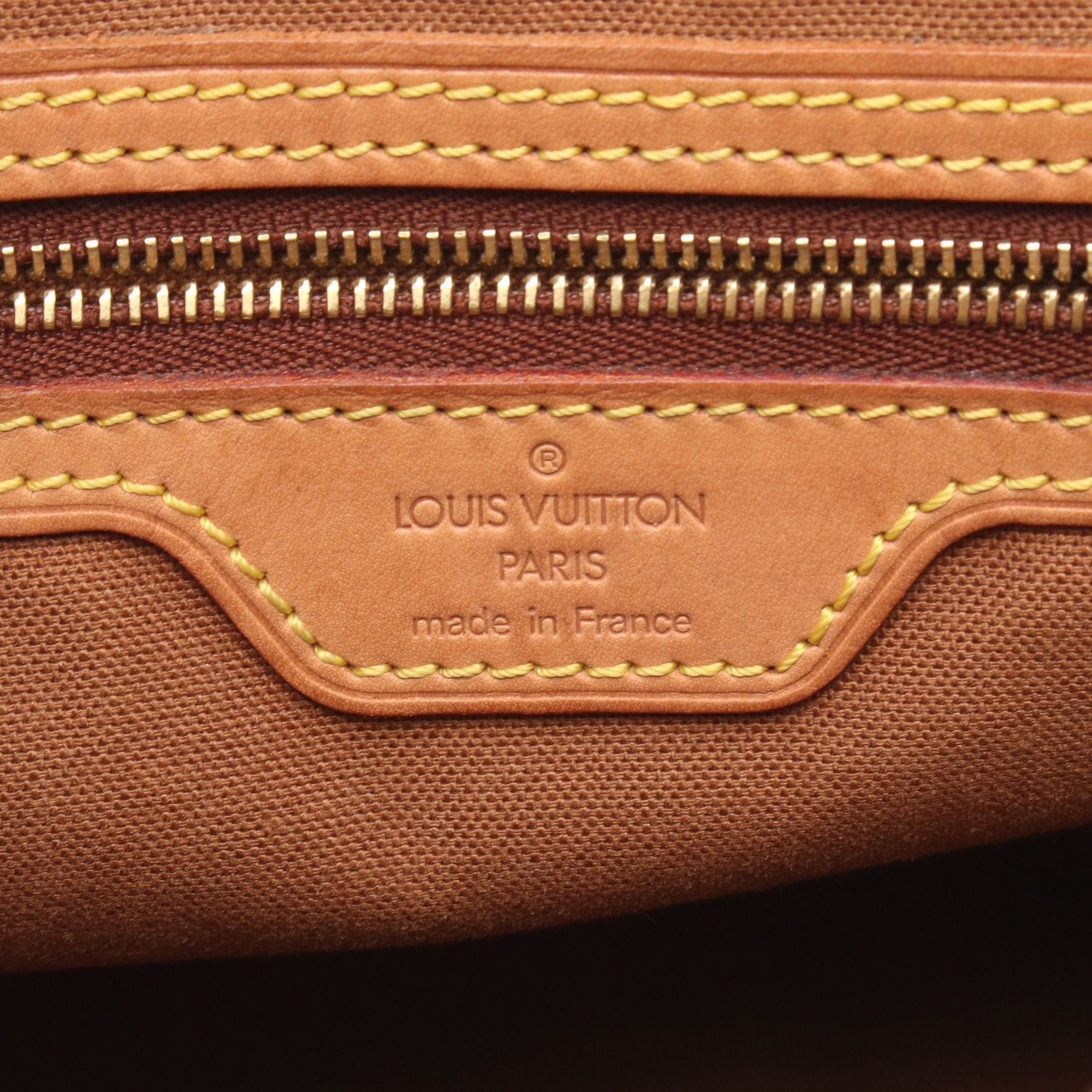 Louis Vuitton Louis Vuitton Cabas Piano Monogram Shoulder Bag Leather Brown Size ONE SIZE - 4 Thumbnail