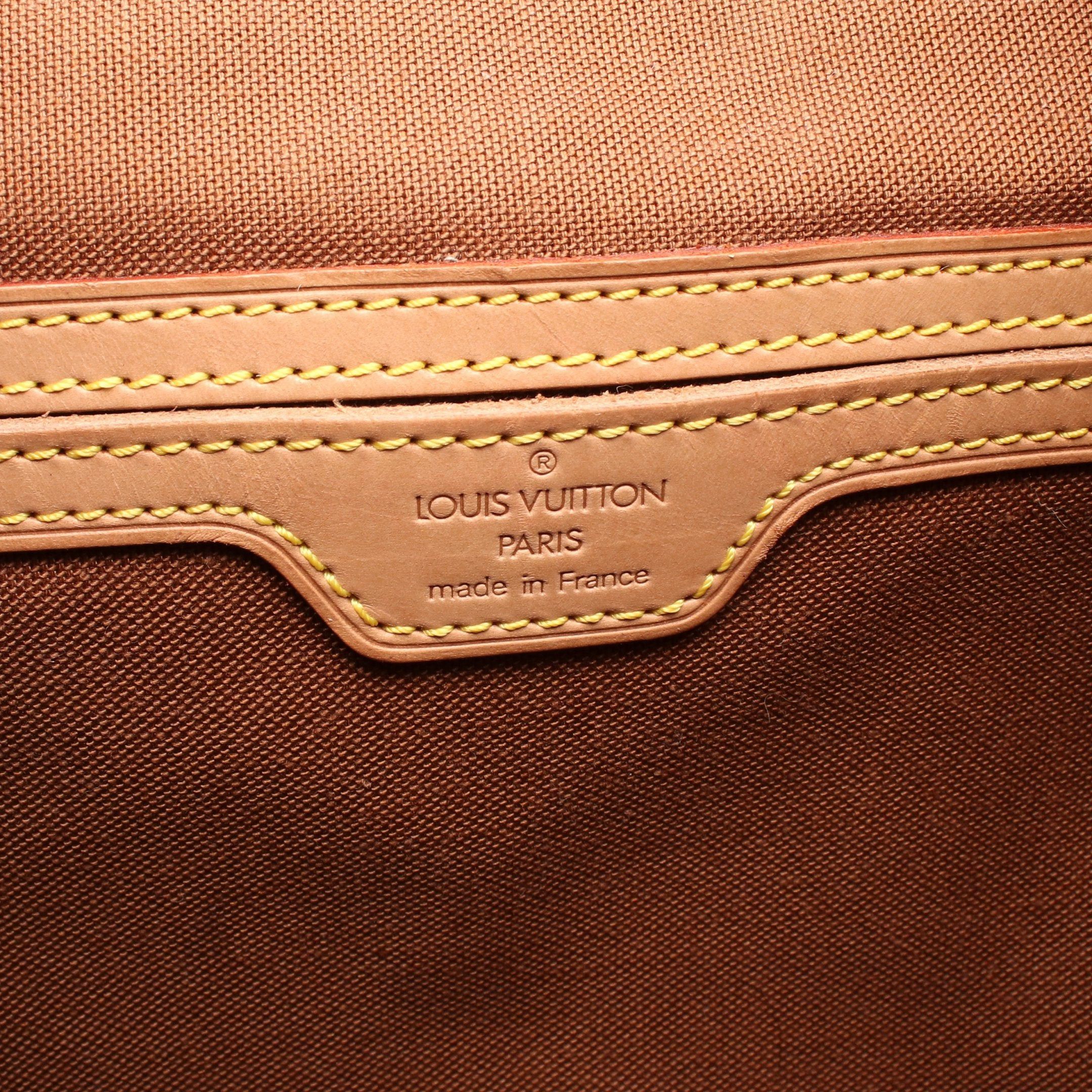 Louis Vuitton Louis Vuitton Montsouris Gm Monogram Backpack Rucksack Leather Brown Size ONE SIZE - 4 Thumbnail