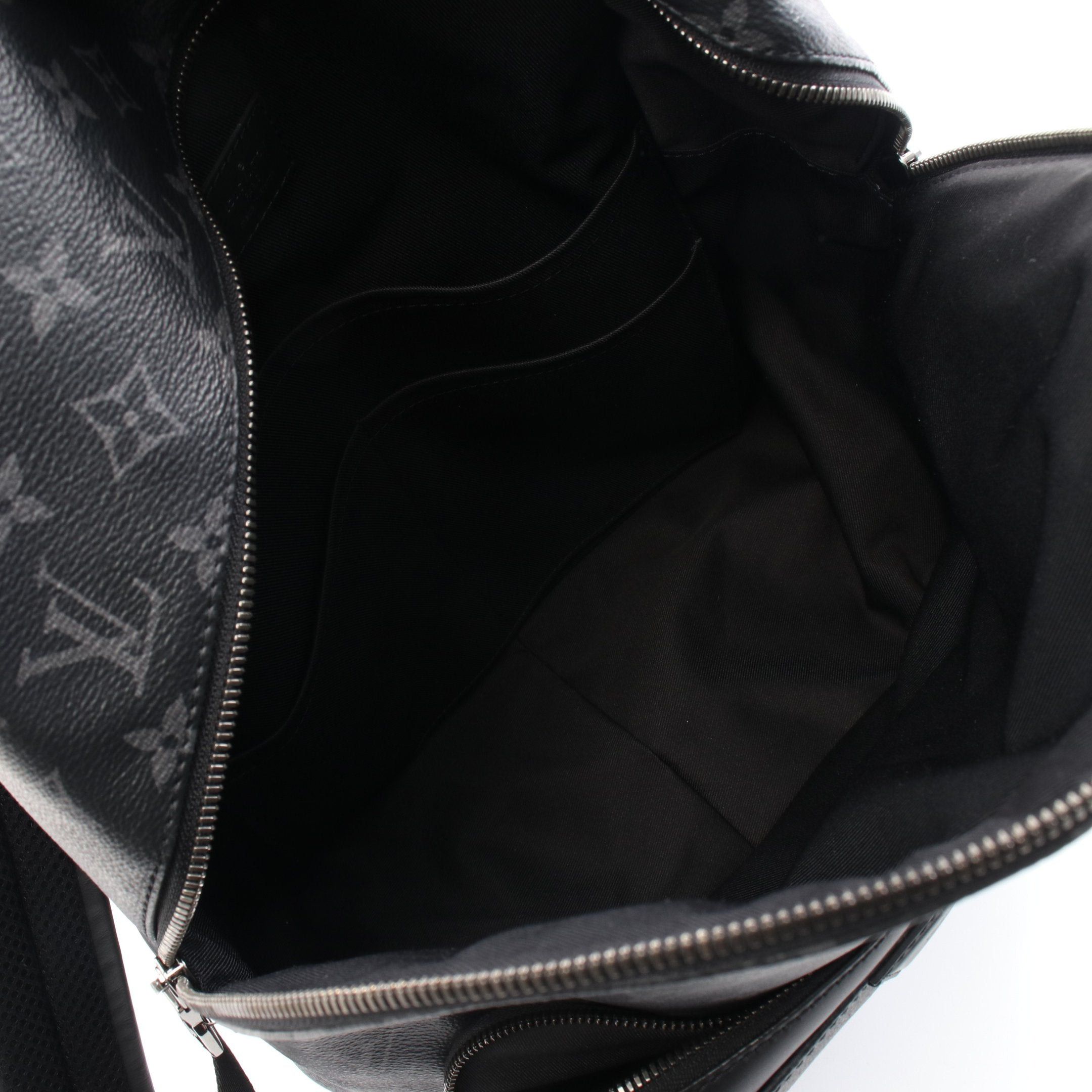 Louis Vuitton Louis Vuitton Apollo Monogram Eclipse Backpack Rucksack Leather Black Size ONE SIZE - 3 Thumbnail