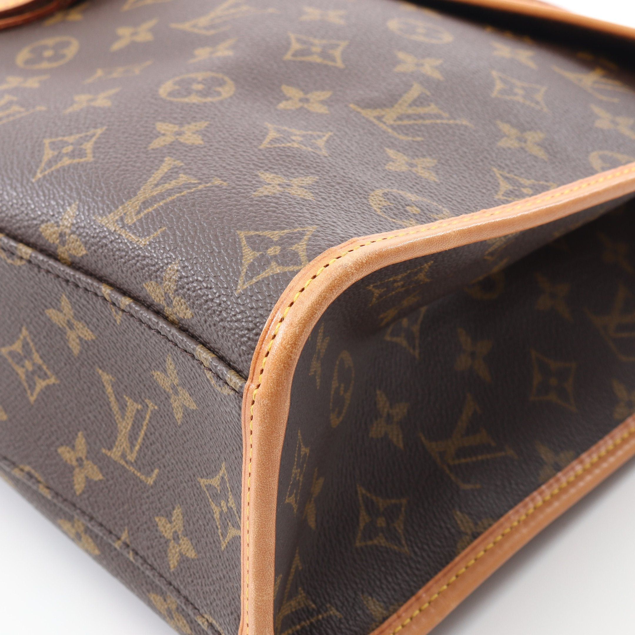 Louis Vuitton Louis Vuitton Beverly Monogram Handbag Leather Brown Size ONE SIZE - 7 Thumbnail