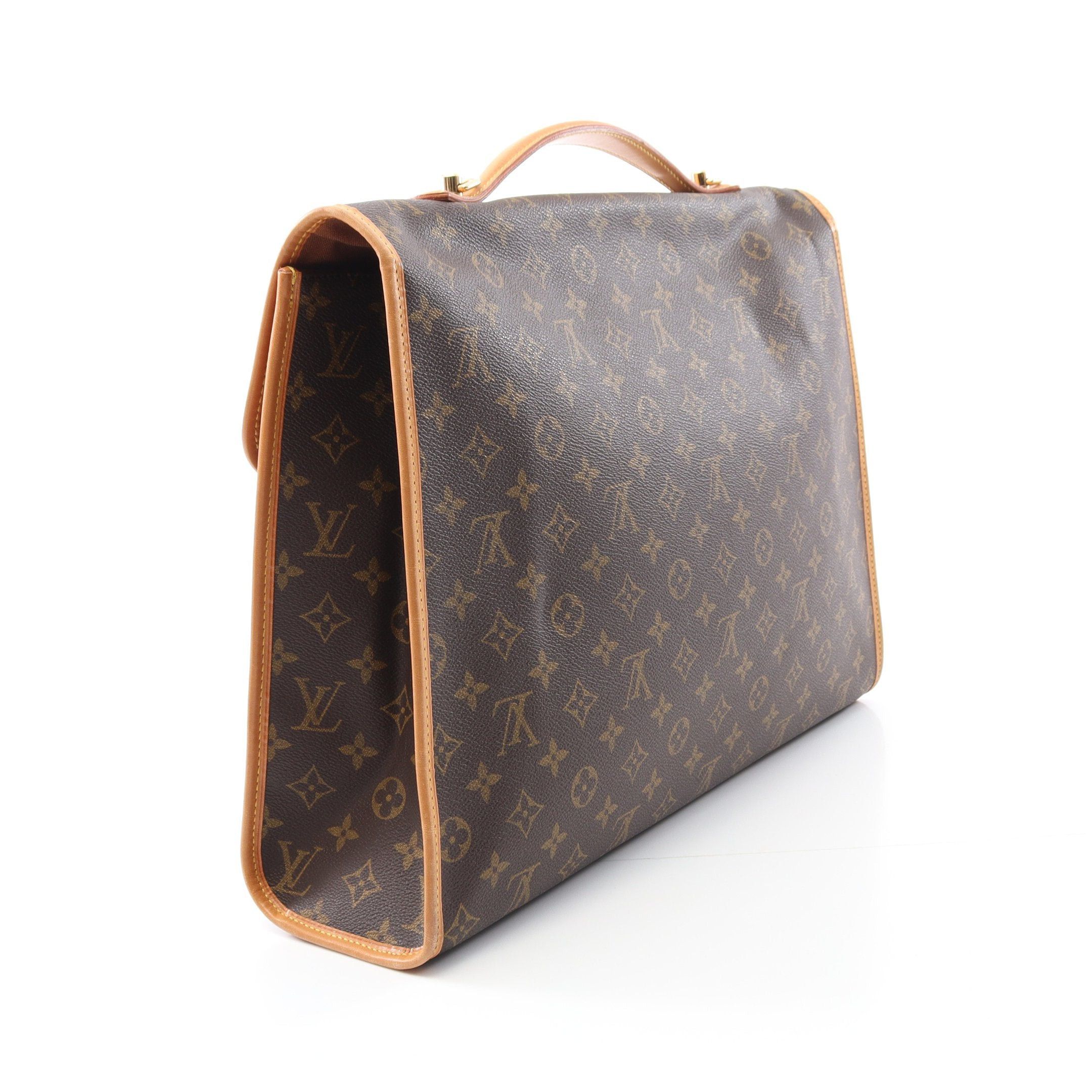 Louis Vuitton Louis Vuitton Beverly Monogram Handbag Leather Brown Size ONE SIZE - 2 Thumbnail