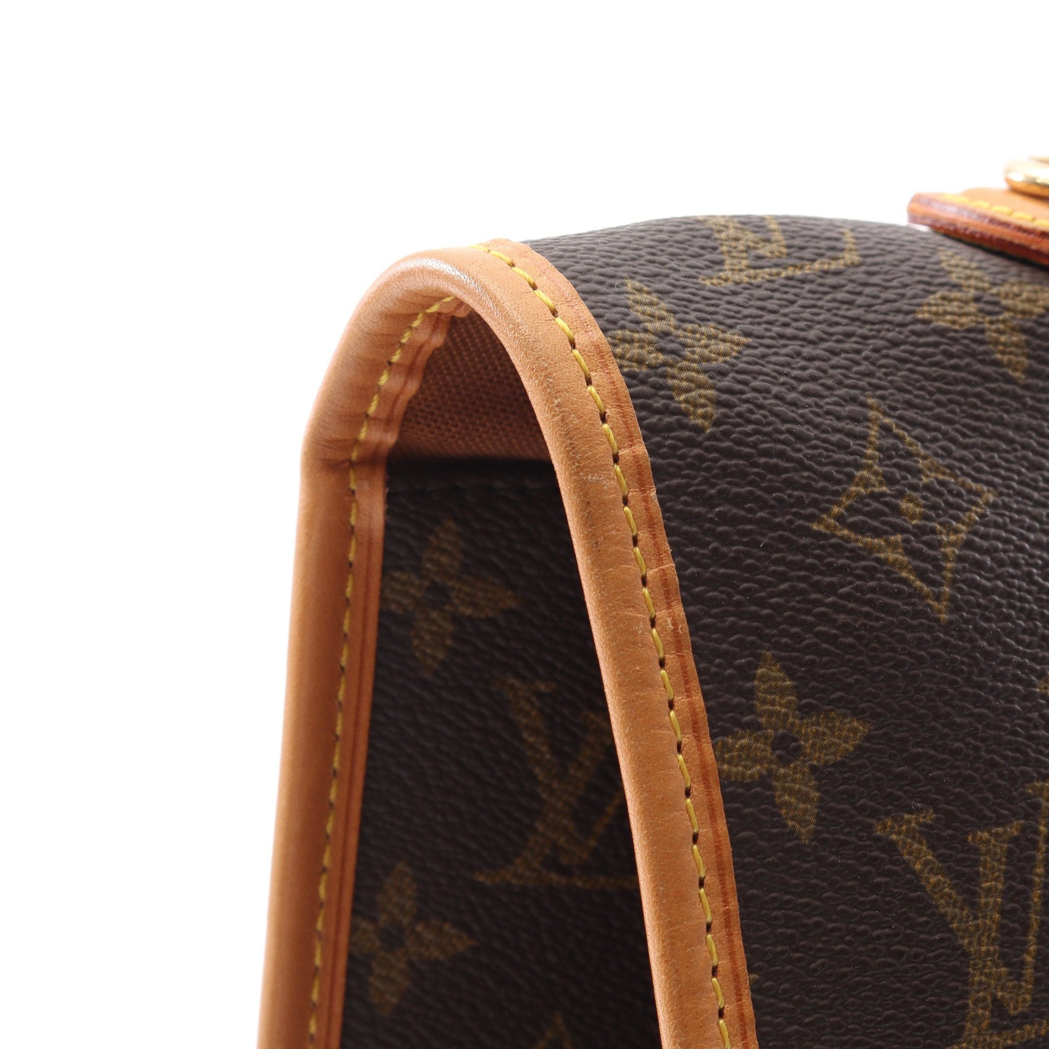 Louis Vuitton Louis Vuitton Beverly Monogram Handbag Leather Brown Size ONE SIZE - 8 Thumbnail