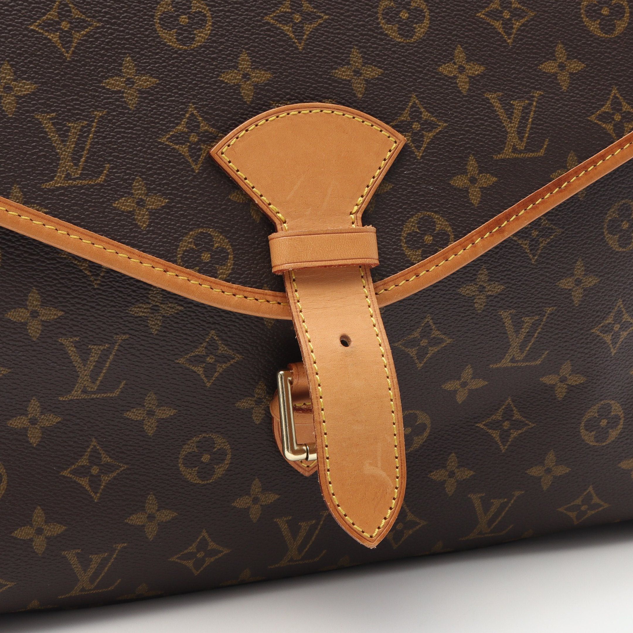 Louis Vuitton Louis Vuitton Beverly Monogram Handbag Leather Brown Size ONE SIZE - 10 Thumbnail