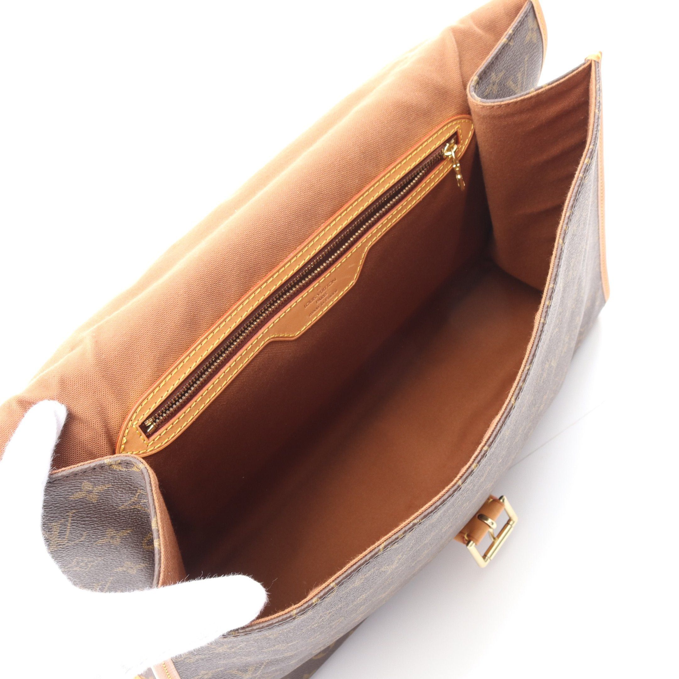 Louis Vuitton Louis Vuitton Beverly Monogram Handbag Leather Brown Size ONE SIZE - 3 Thumbnail