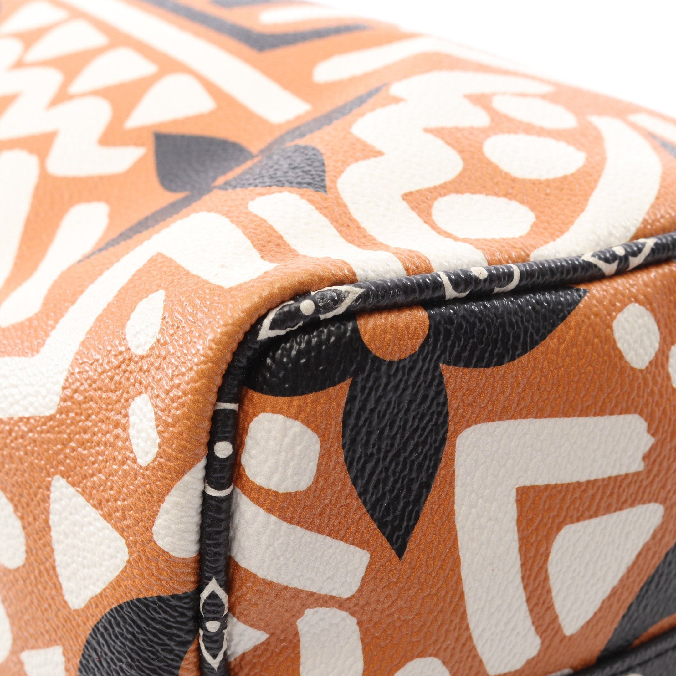 Louis Vuitton Louis Vuitton Speedy 25 Lv Craft Monogram Giant Handbag Orange Multicolor Size ONE SIZE - 5 Thumbnail