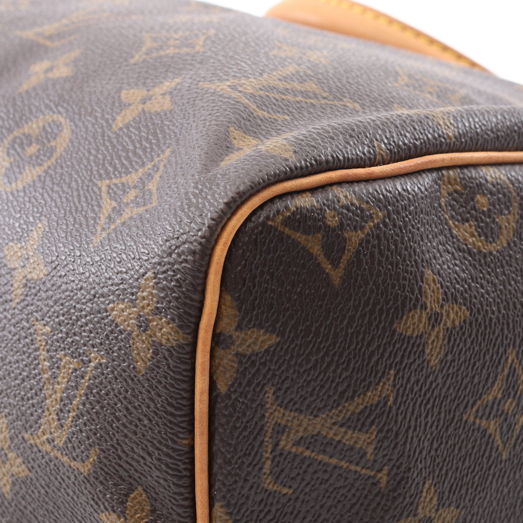 Louis Vuitton Louis Vuitton Speedy 30 Monogram Handbag Leather Brown Size ONE SIZE - 7 Thumbnail