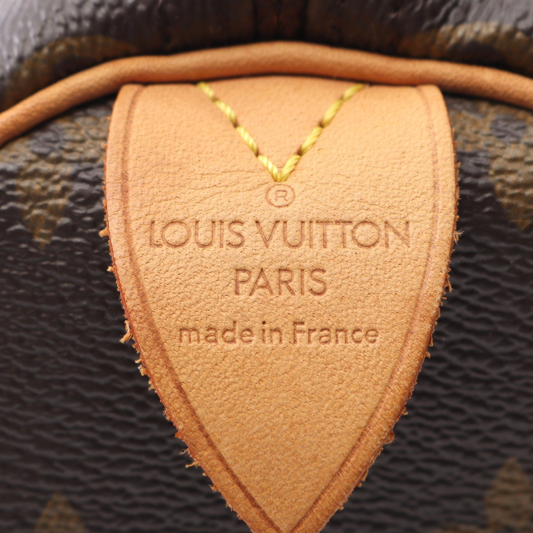 Louis Vuitton Louis Vuitton Speedy 30 Monogram Handbag Leather Brown Size ONE SIZE - 4 Thumbnail