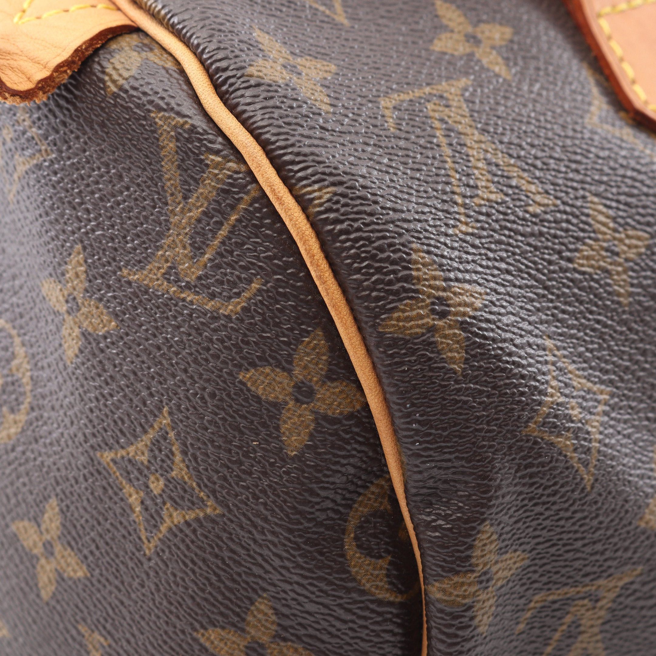 Louis Vuitton Louis Vuitton Speedy 30 Monogram Handbag Leather Brown Size ONE SIZE - 11 Thumbnail