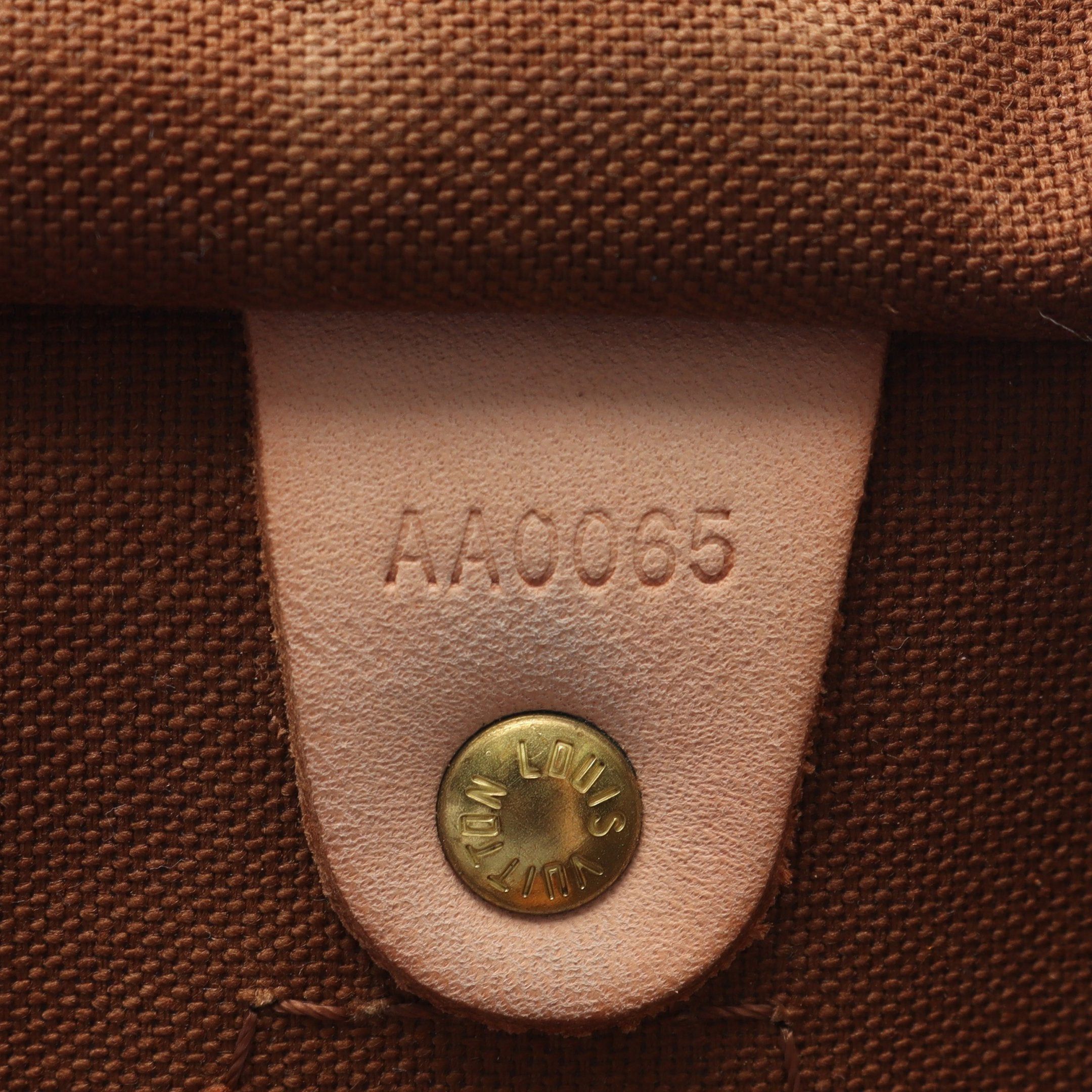 Louis Vuitton Louis Vuitton Speedy 30 Monogram Handbag Leather Brown Size ONE SIZE - 5 Thumbnail