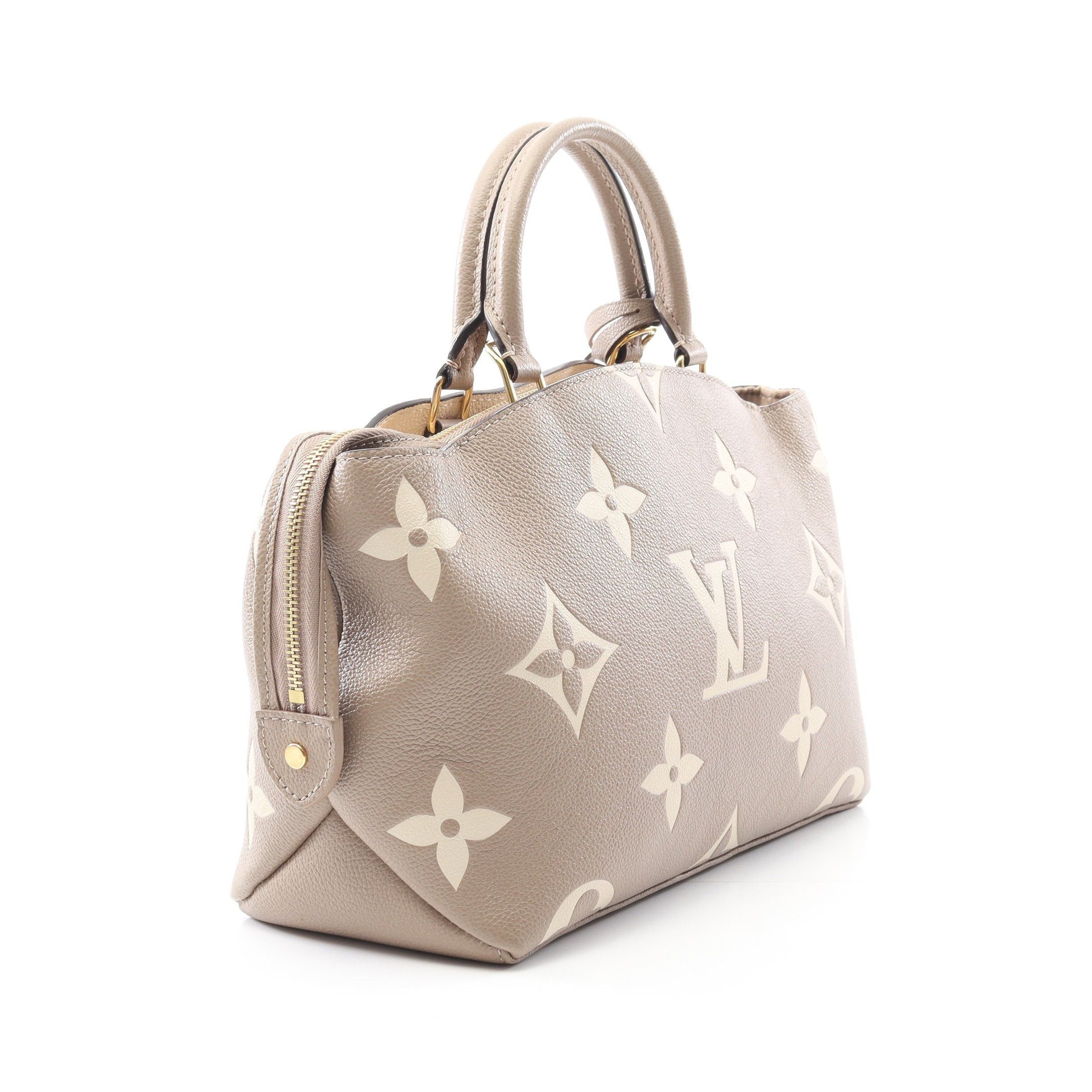 Louis Vuitton Louis Vuitton Petit Pare Pm Monogram Empreinte Tourterelle Claim Handbag Leather Gray Beige Size ONE SIZE - 2 Thumbnail