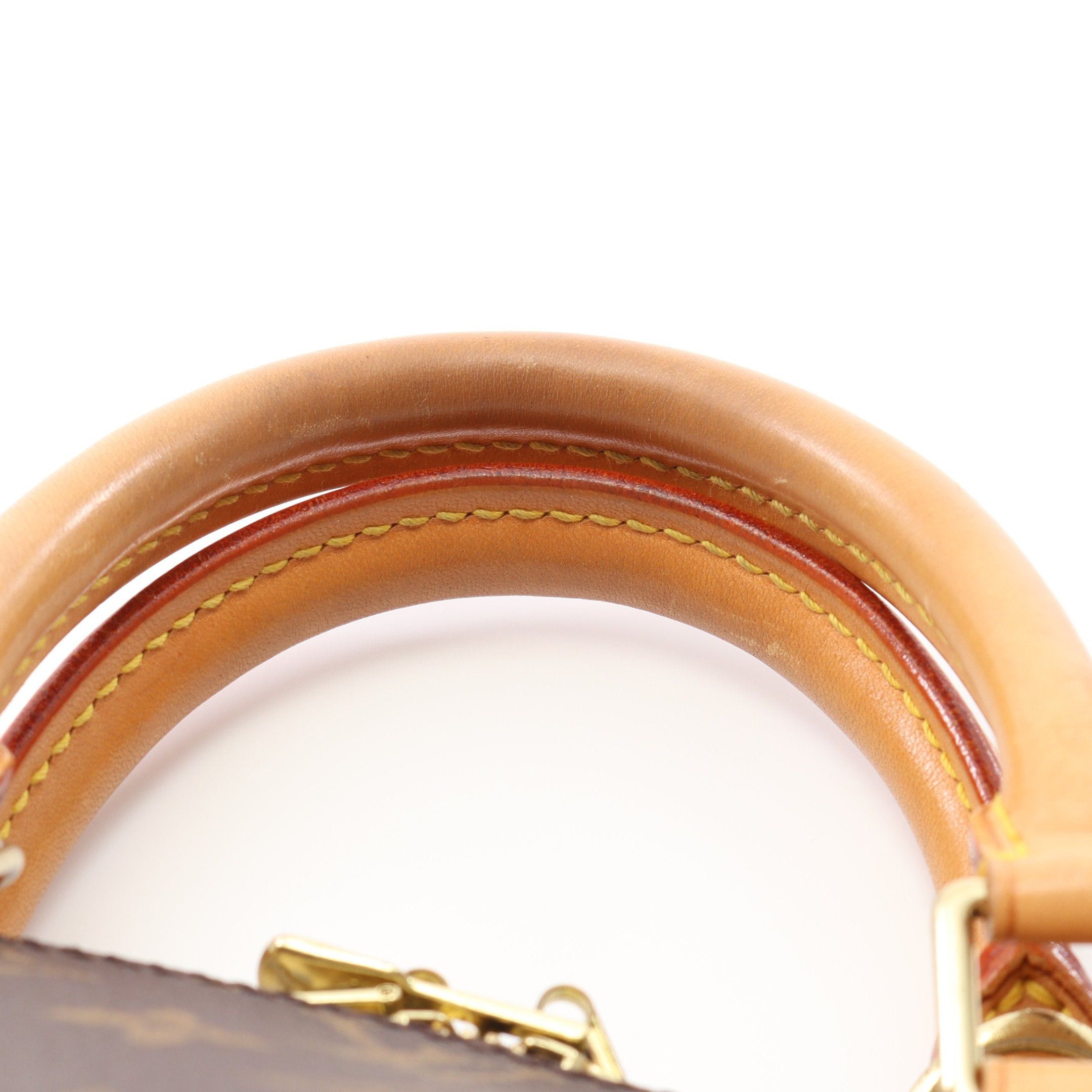 Louis Vuitton Louis Vuitton Alma Pm Monogram Handbag Leather Brown Size ONE SIZE - 9 Thumbnail