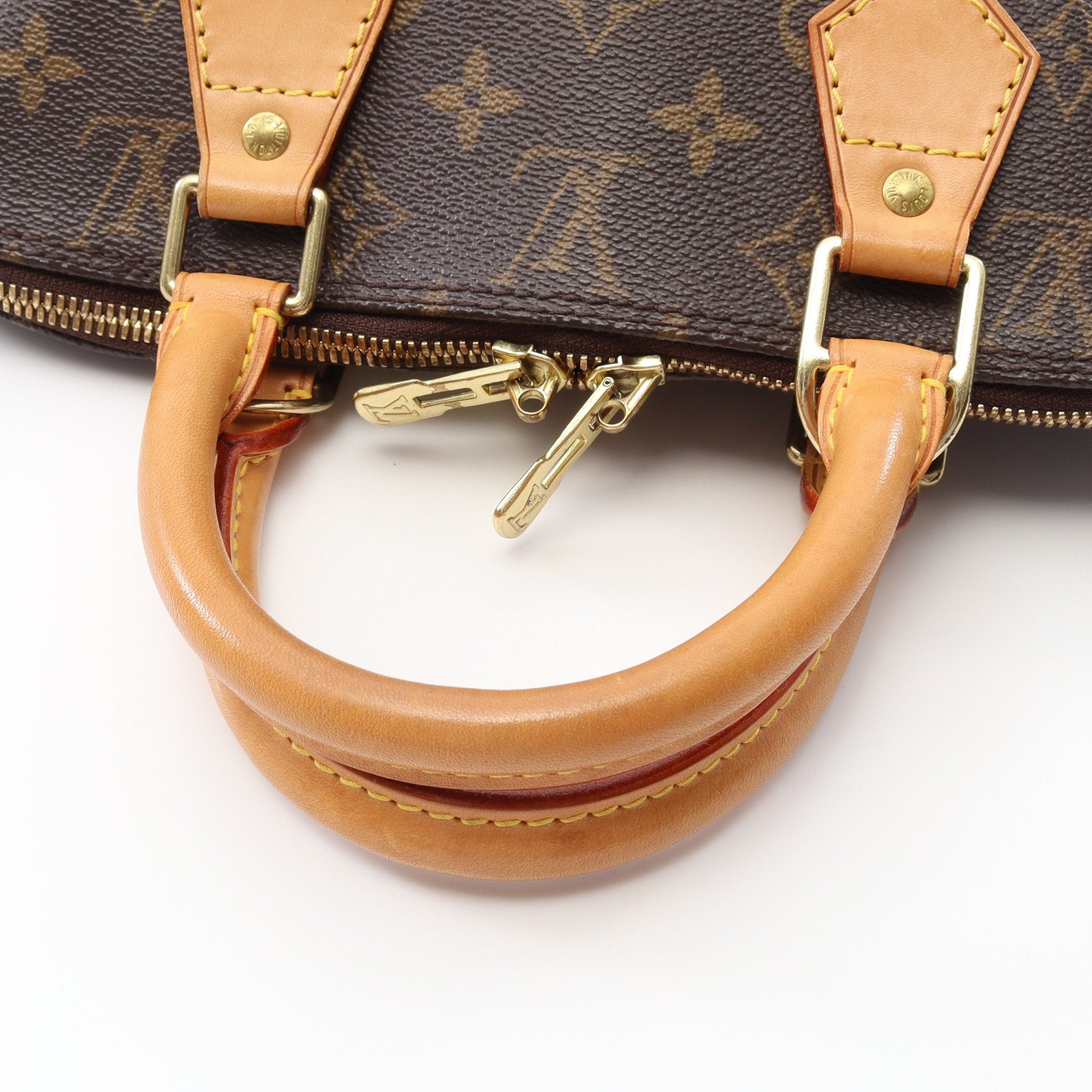 Louis Vuitton Louis Vuitton Alma Pm Monogram Handbag Leather Brown Size ONE SIZE - 8 Thumbnail