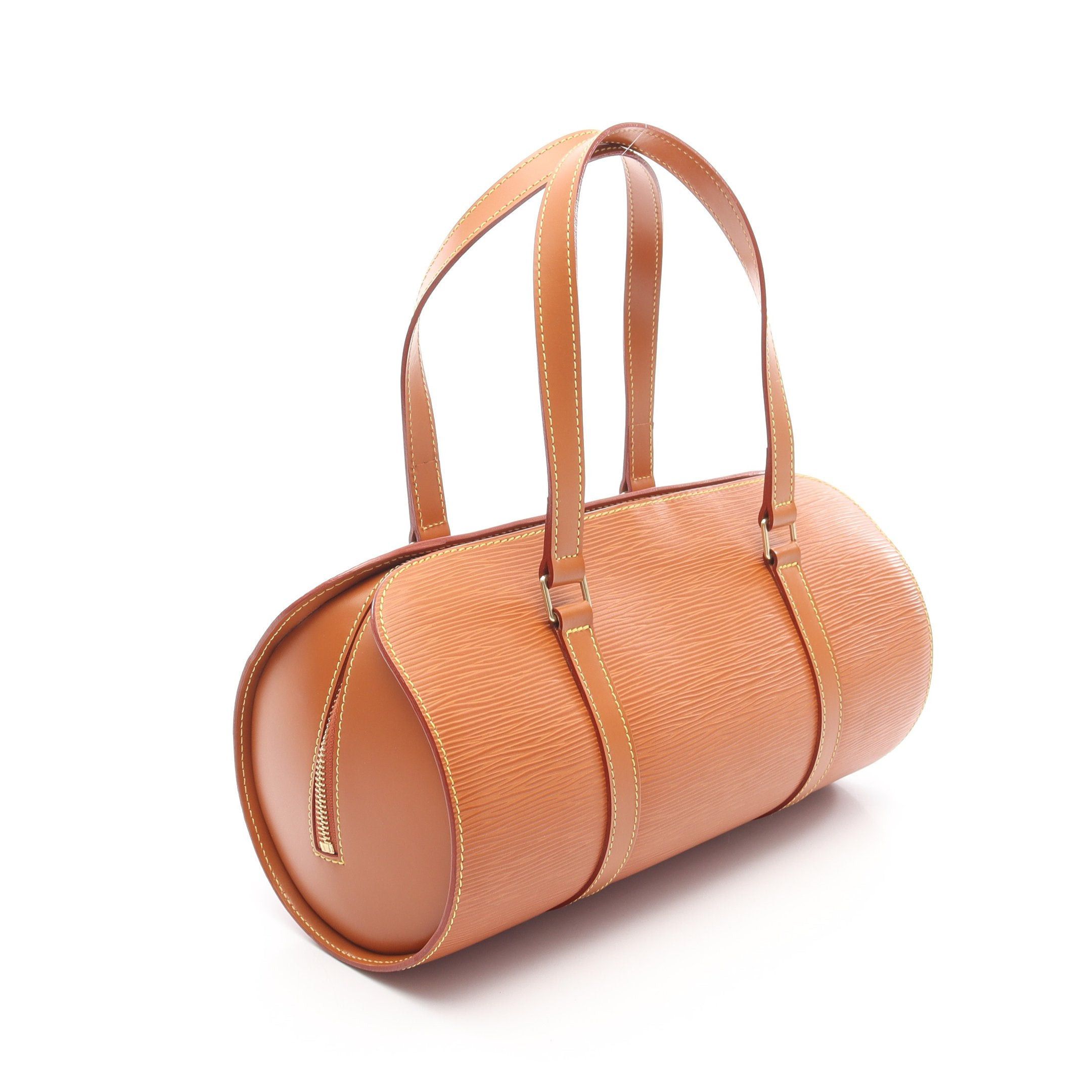 Louis Vuitton Louis Vuitton Soufflot Epi Zipang Gold Handbag Leather Light Brown Size ONE SIZE - 2 Thumbnail