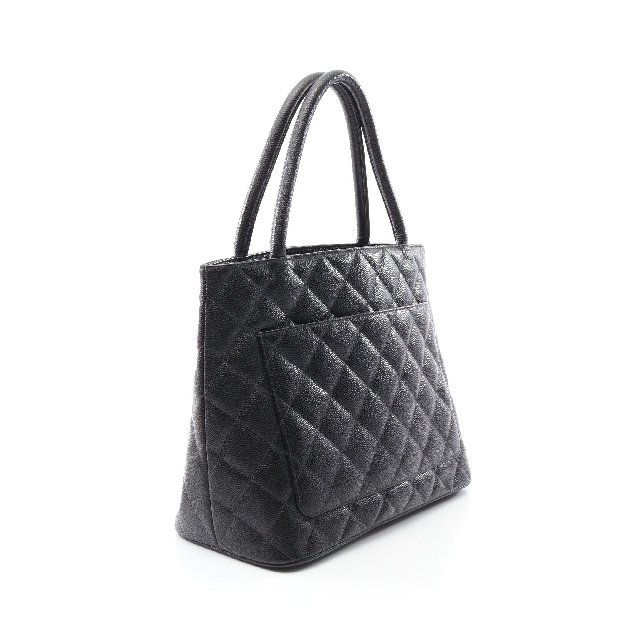 Chanel Chanel Reissue Tote Handbag Bag Caviar Skin Black Gold Hardware Size ONE SIZE - 2 Thumbnail