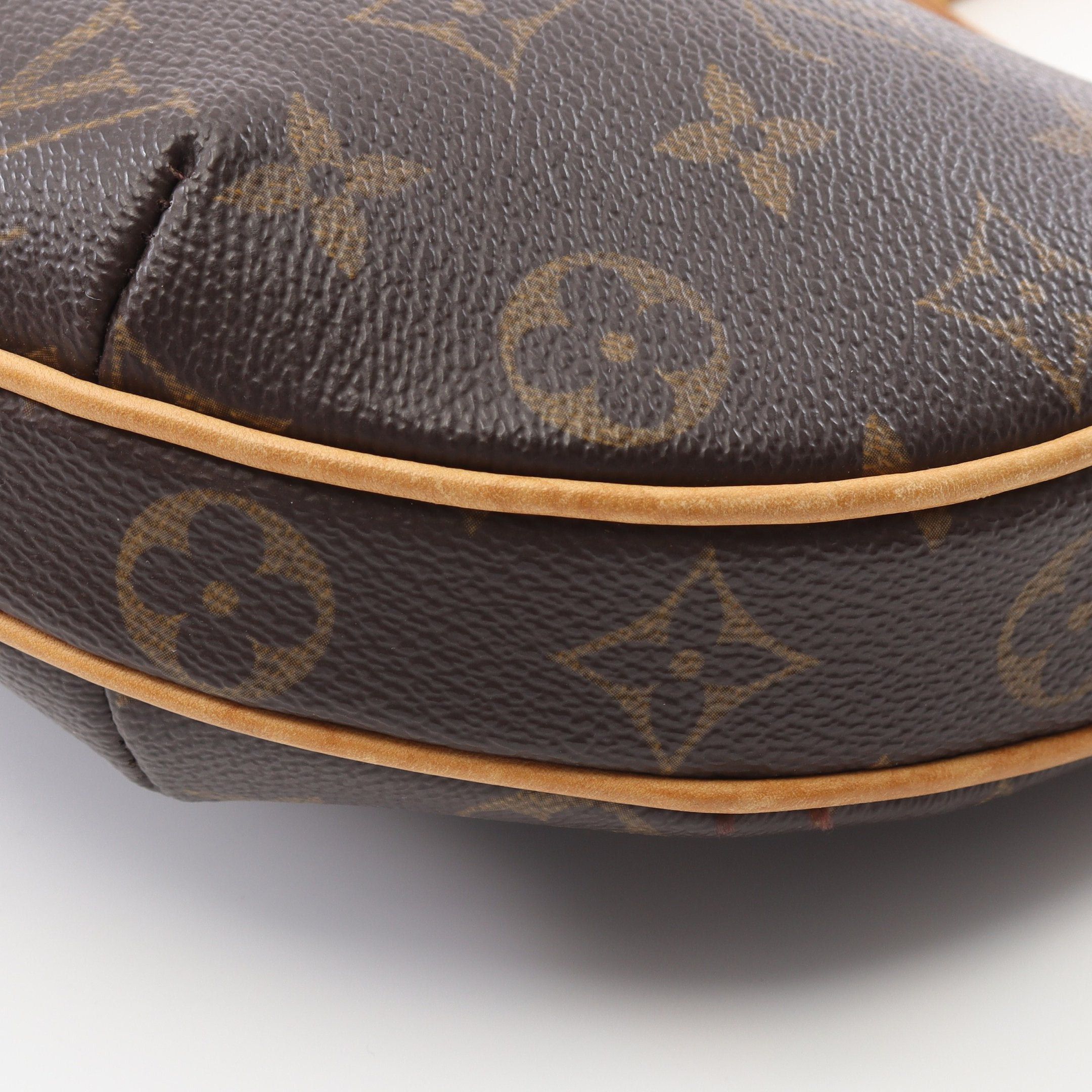 Louis Vuitton Louis Vuitton Pochette Croissant Monogram Shoulder Bag Leather Brown Size ONE SIZE - 7 Thumbnail