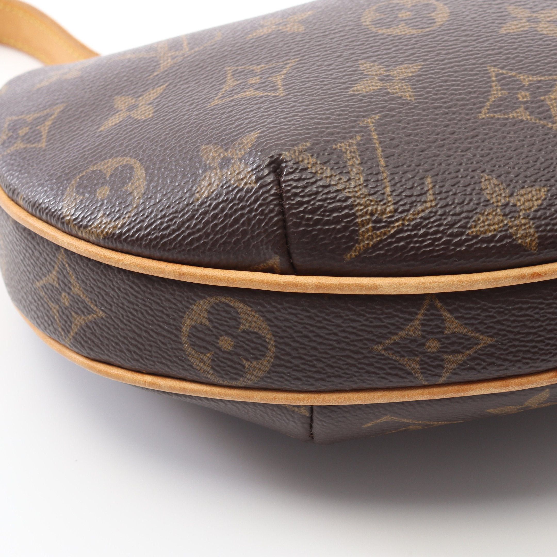 Louis Vuitton Louis Vuitton Pochette Croissant Monogram Shoulder Bag Leather Brown Size ONE SIZE - 6 Thumbnail