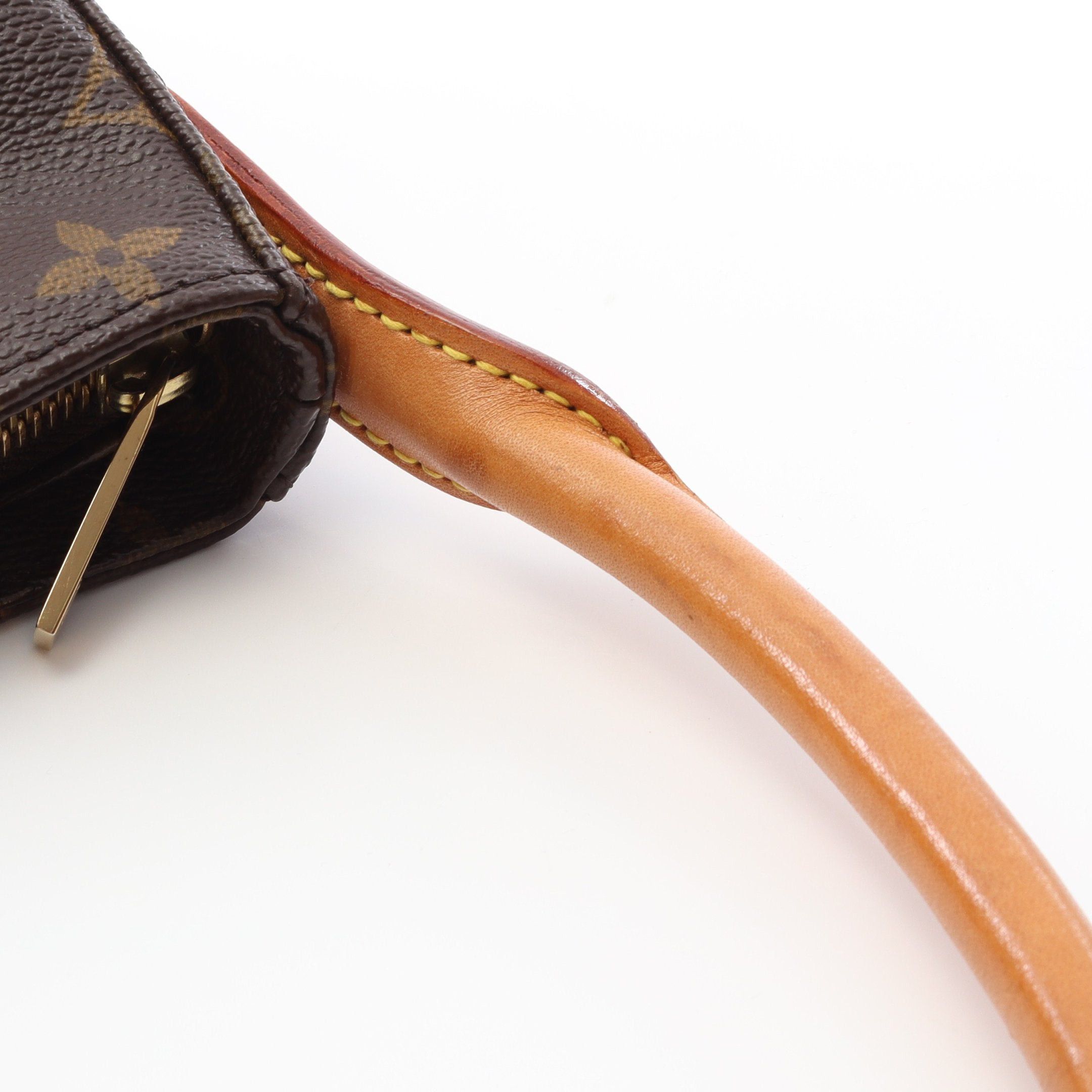 Louis Vuitton Louis Vuitton Looping Mm Monogram Shoulder Bag Leather Brown Size ONE SIZE - 9 Thumbnail
