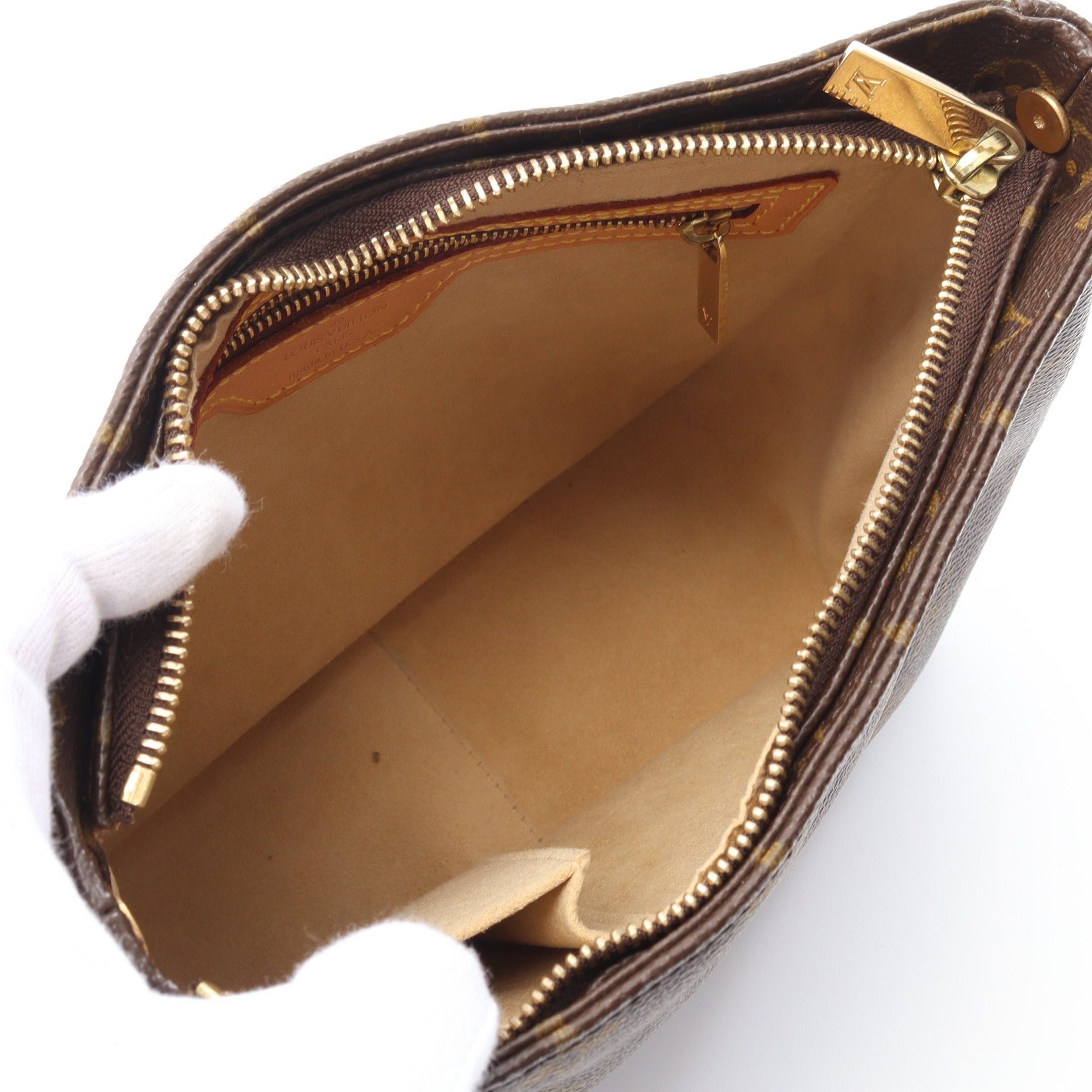 Louis Vuitton Louis Vuitton Looping Mm Monogram Shoulder Bag Leather Brown Size ONE SIZE - 3 Thumbnail