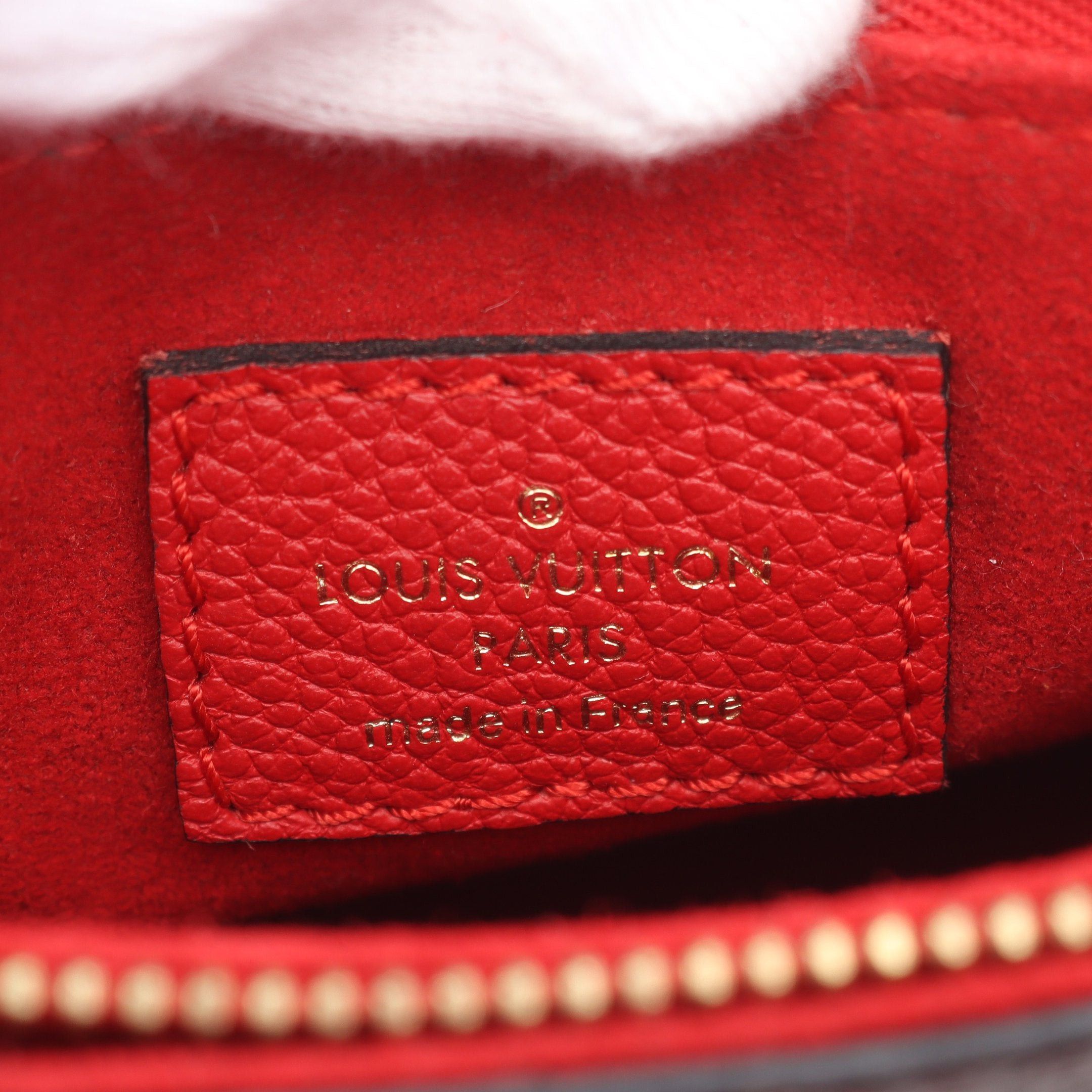 Louis Vuitton Louis Vuitton Surenne Bb Monogram Cerise Chain Shoulder Bag Leather Brown Red Size ONE SIZE - 4 Thumbnail