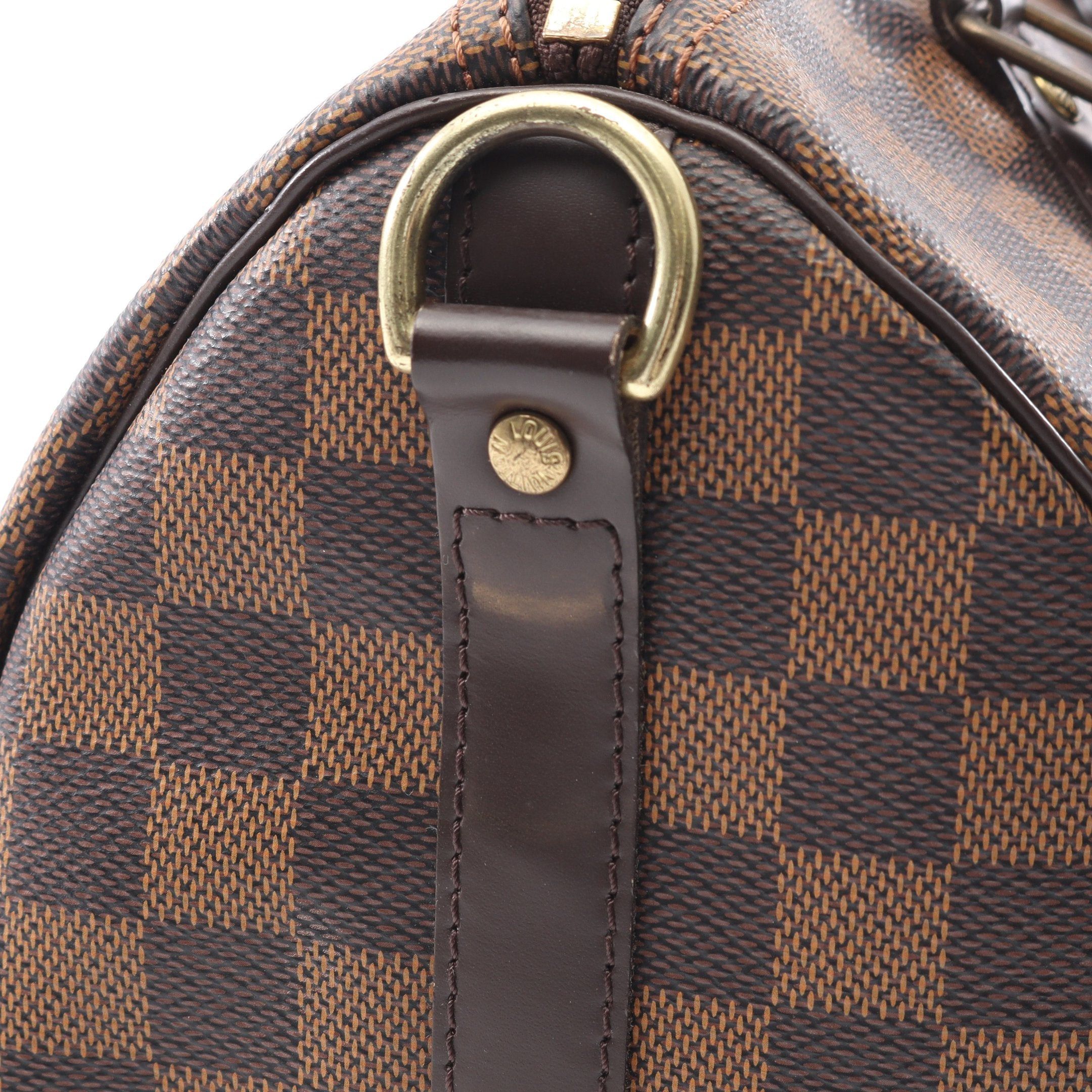 Louis Vuitton Louis Vuitton Speedy 25 Damier Ebene Handbag Leather Brown Size ONE SIZE - 13 Thumbnail