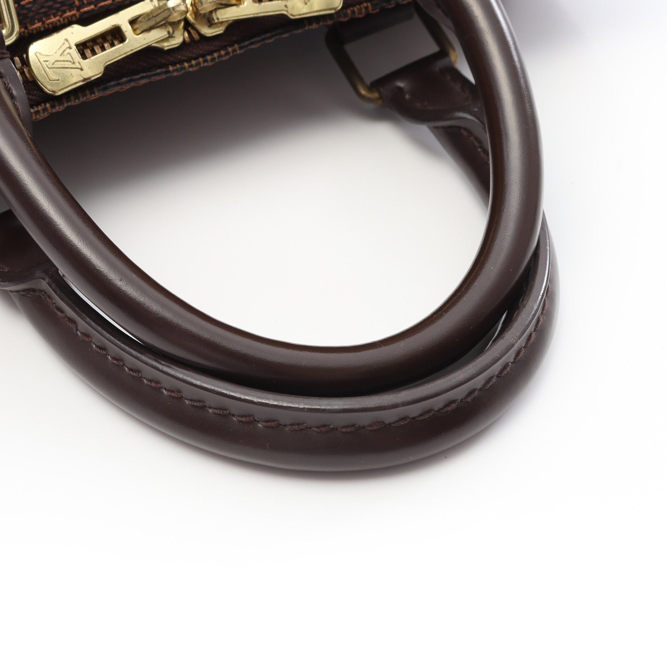 Louis Vuitton Louis Vuitton Speedy 25 Damier Ebene Handbag Leather Brown Size ONE SIZE - 8 Thumbnail