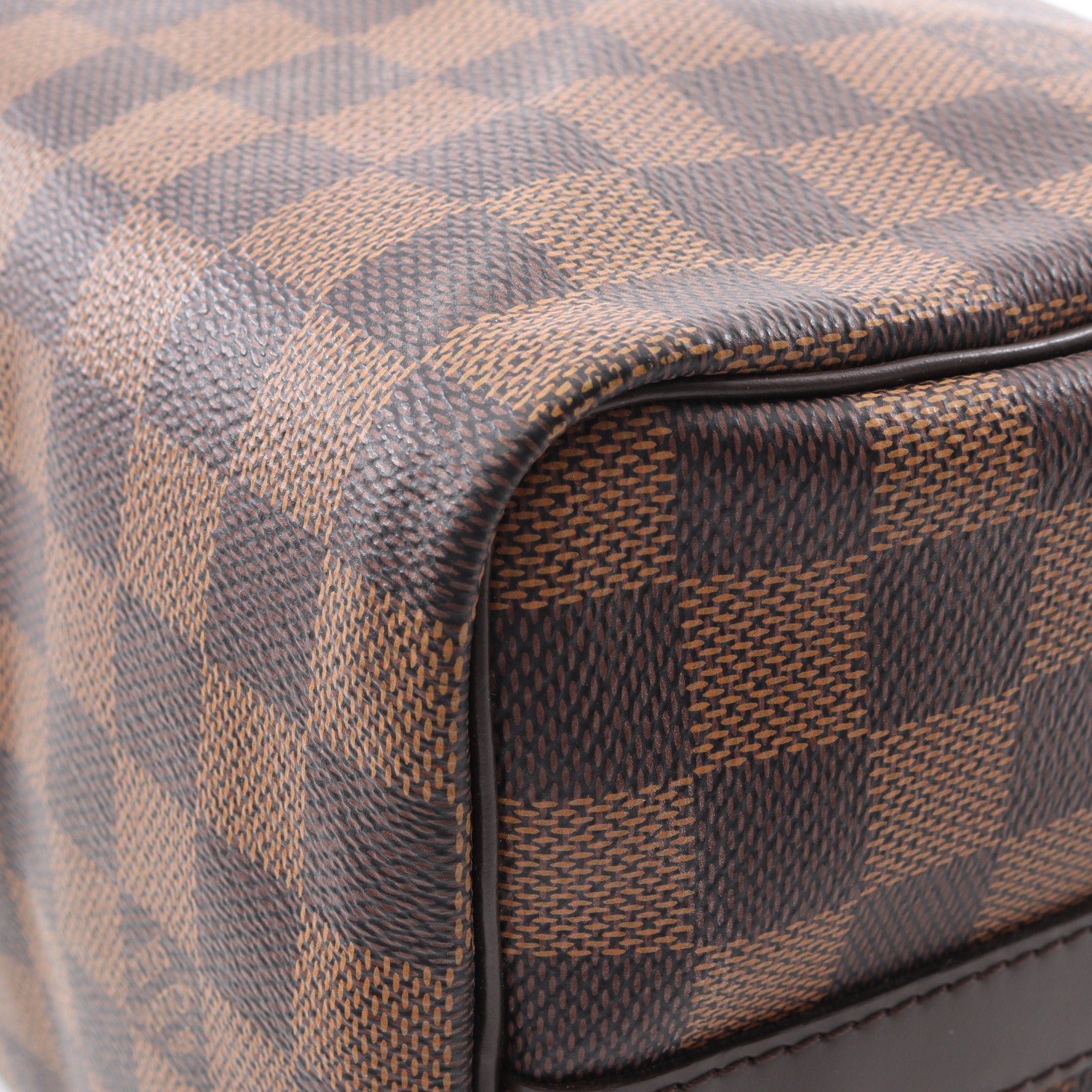Louis Vuitton Louis Vuitton Speedy 25 Damier Ebene Handbag Leather Brown Size ONE SIZE - 7 Thumbnail