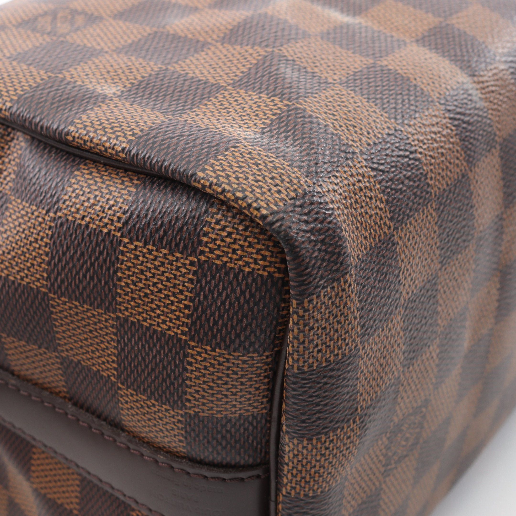 Louis Vuitton Louis Vuitton Speedy 25 Damier Ebene Handbag Leather Brown Size ONE SIZE - 6 Thumbnail