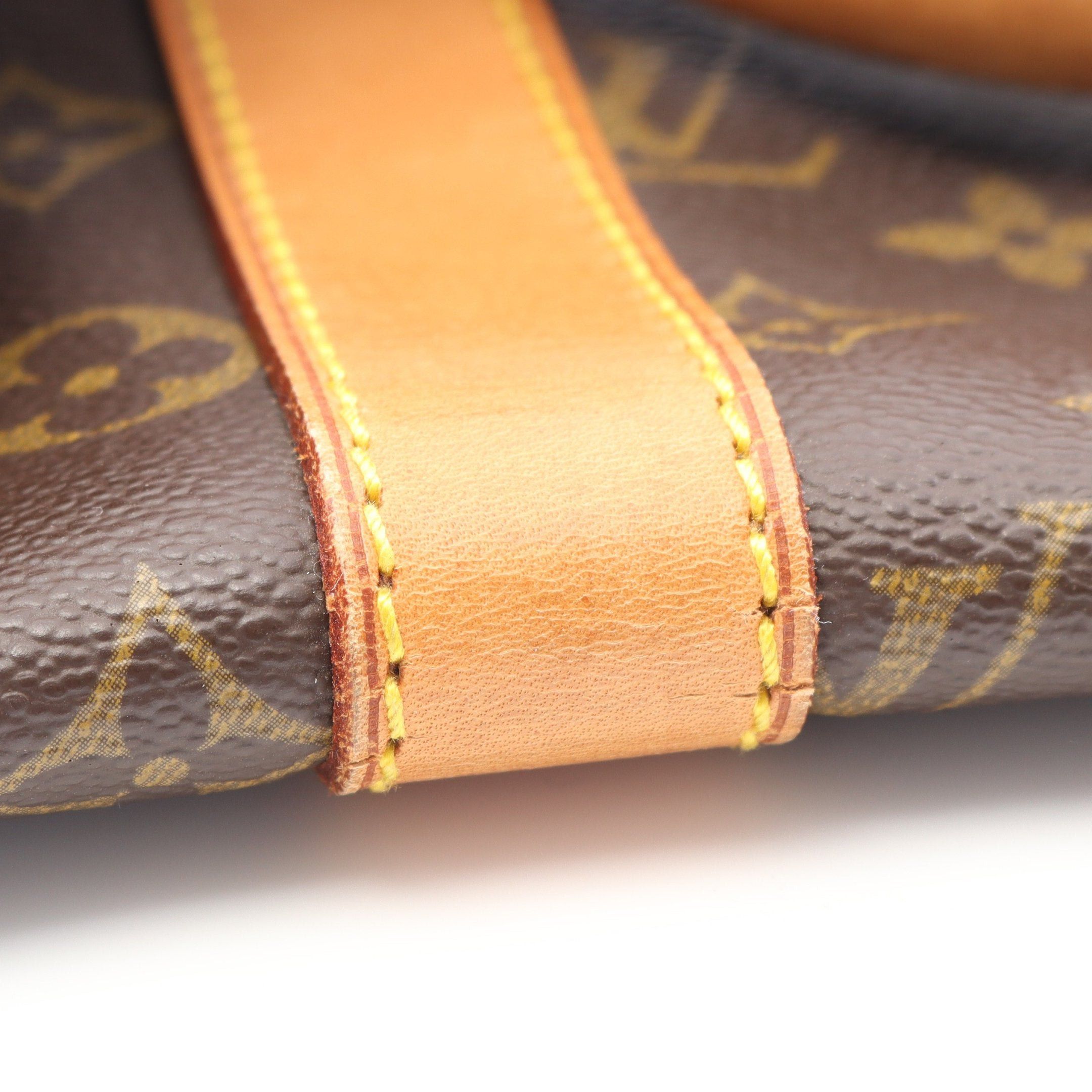 Louis Vuitton Louis Vuitton Keepall 45 Monogram Boston Bag Leather Brown Size ONE SIZE - 13 Thumbnail